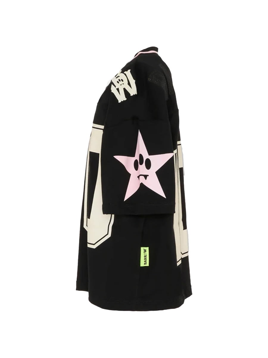 Barrow Star-graphic T-shirt In Black