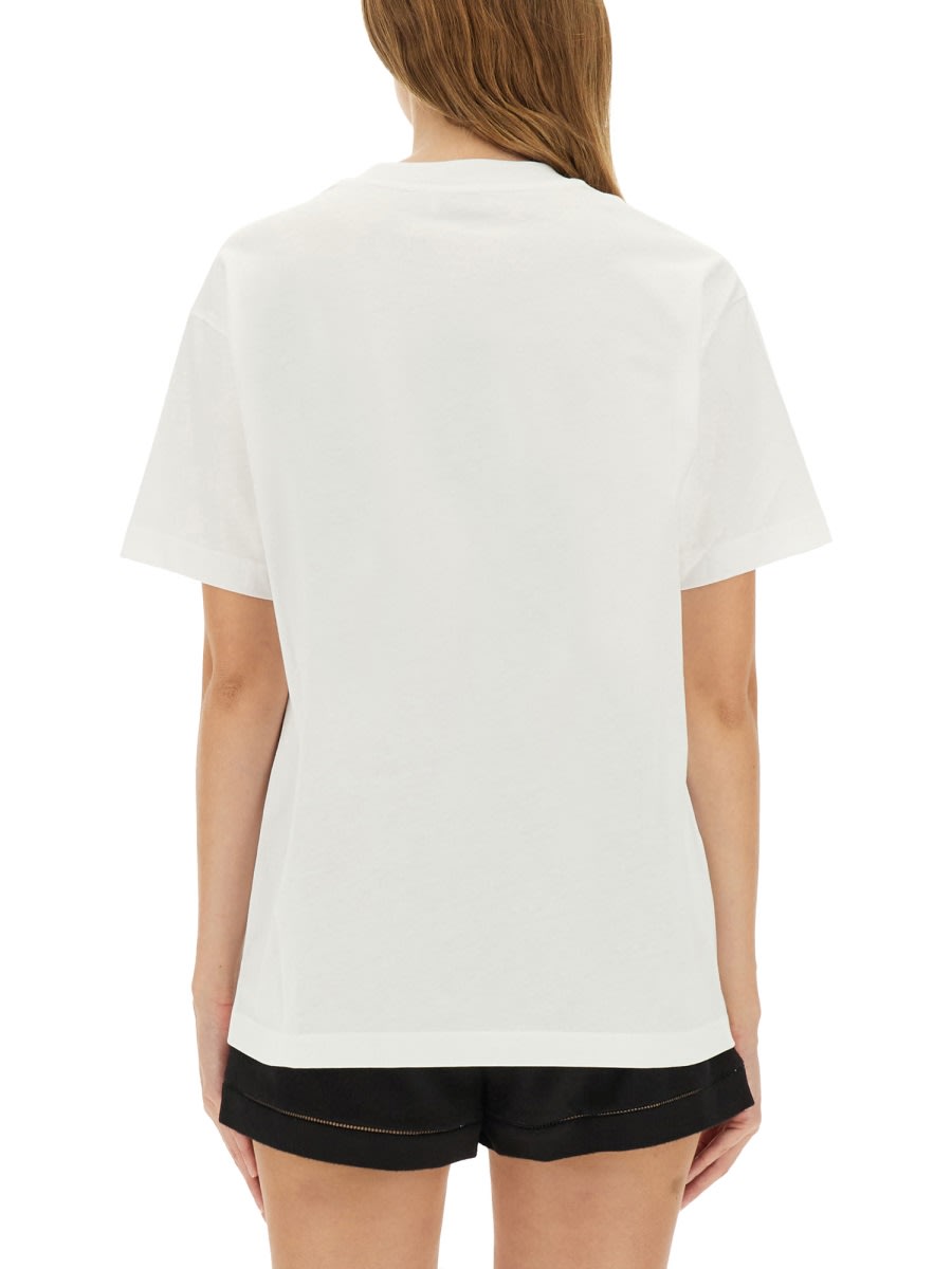 Moschino Couture Tshirt With Print In White