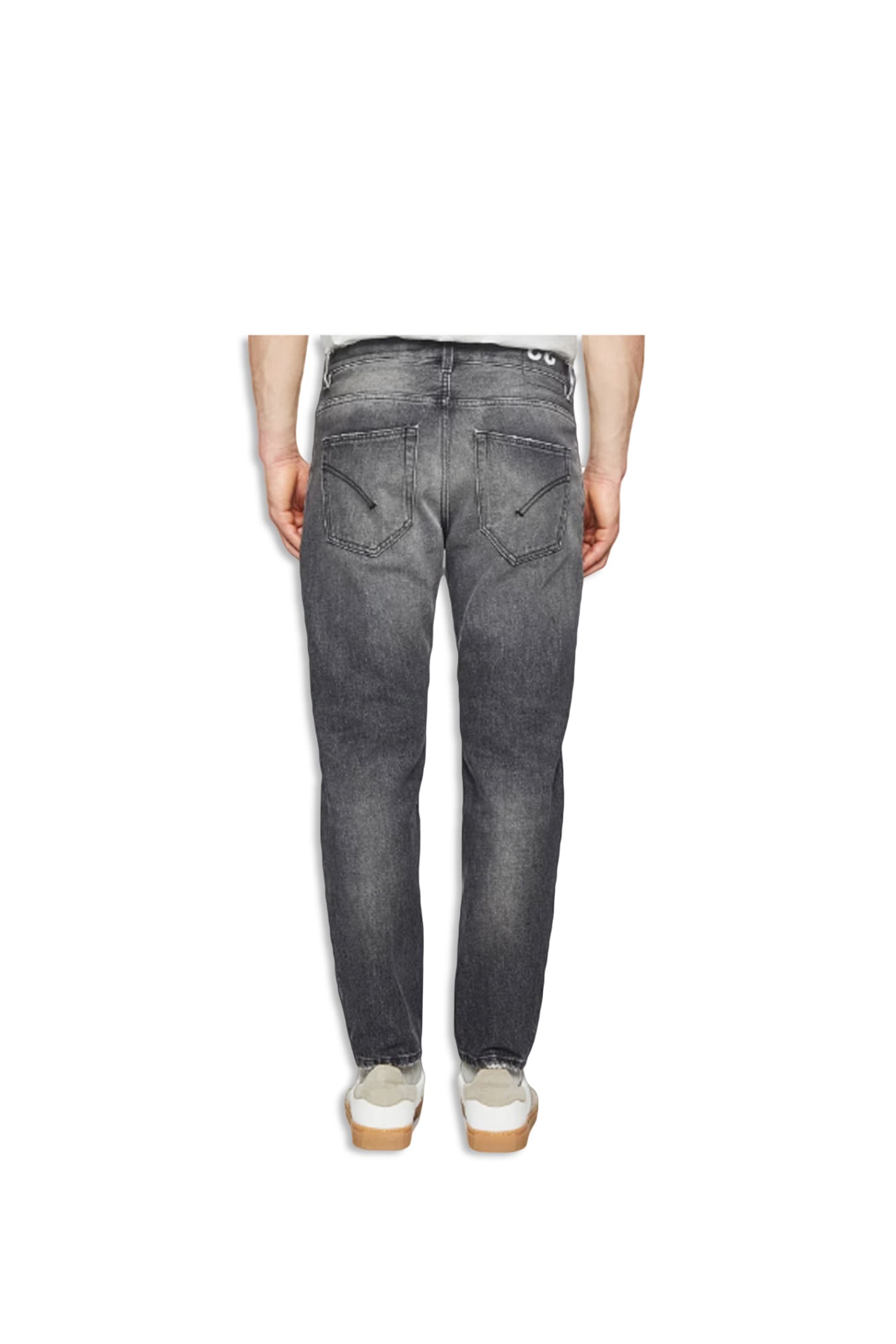 Shop Dondup Dian Carrot Jeans In Grey