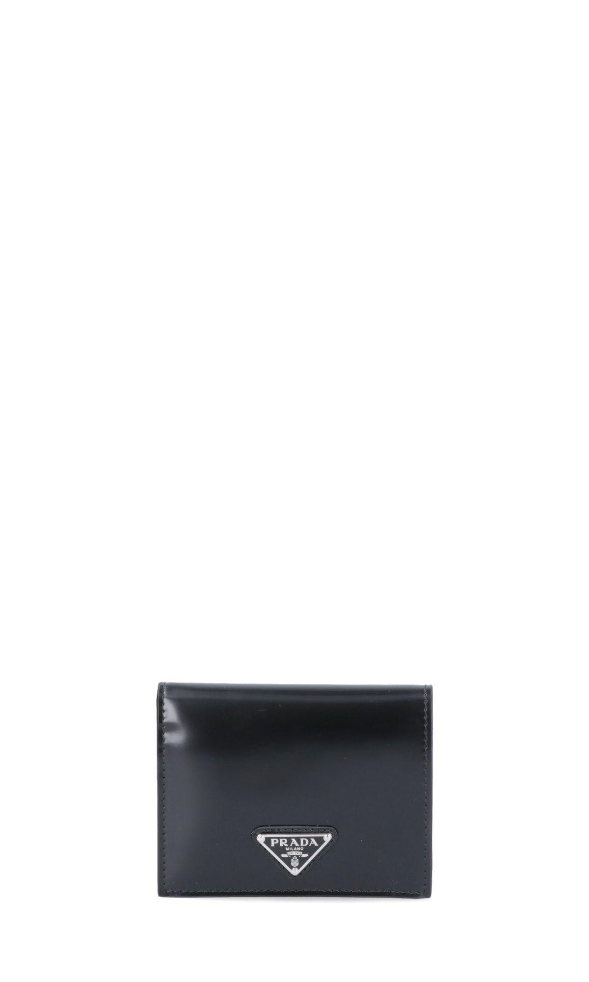 Prada Logo Bi-fold Wallet