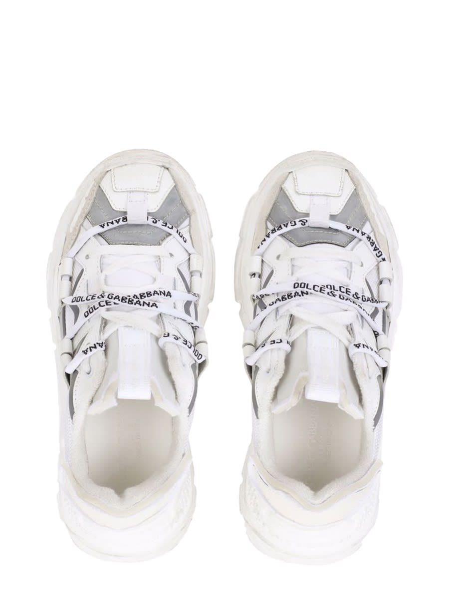 Dolce & Gabbana Sneaker Bassa Allacciata In White
