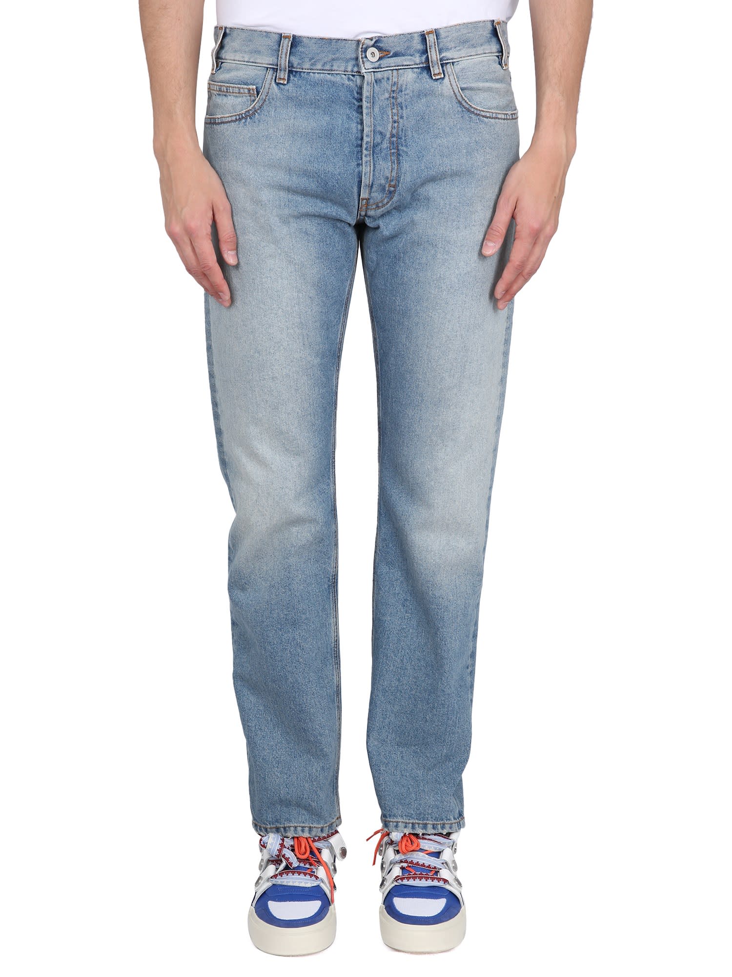 Shop Marcelo Burlon County Of Milan Slim Fit Jeans