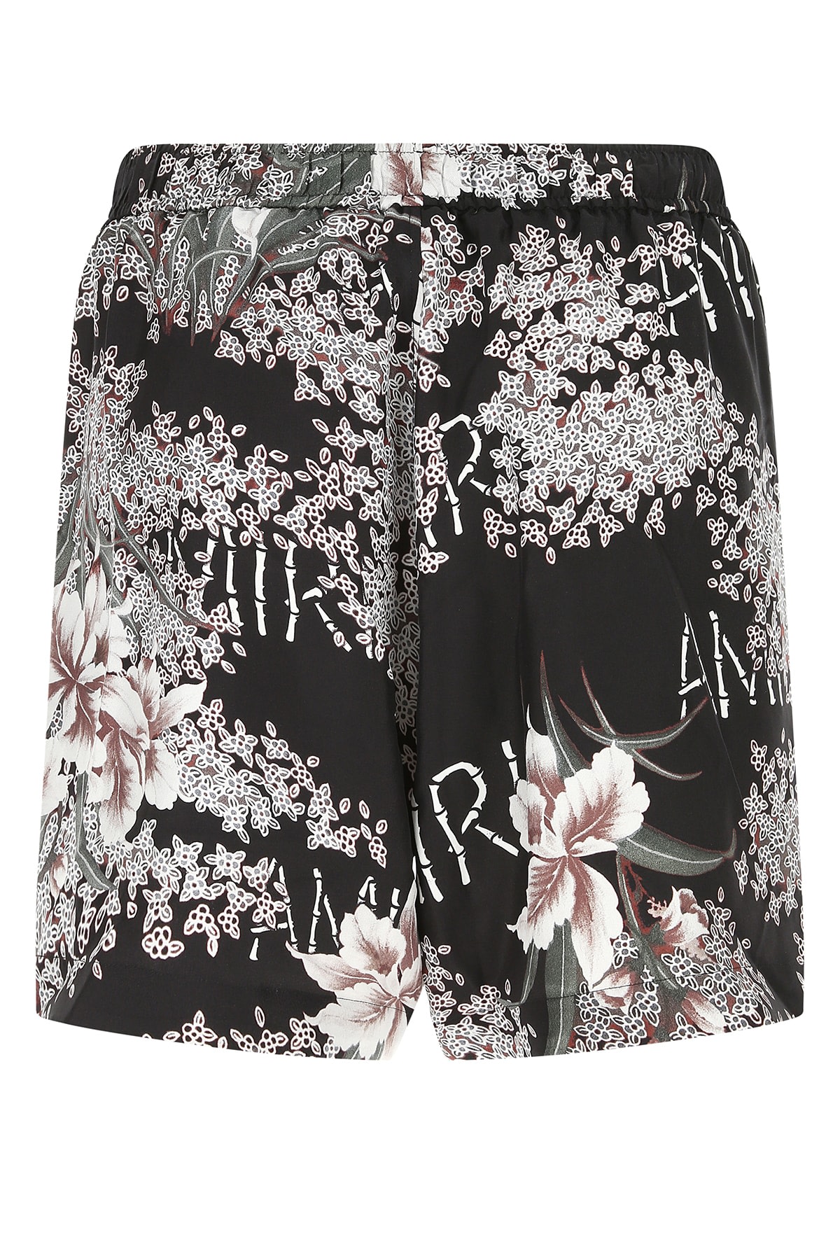 Amiri Men Printed Silk Bermuda Shorts In Black