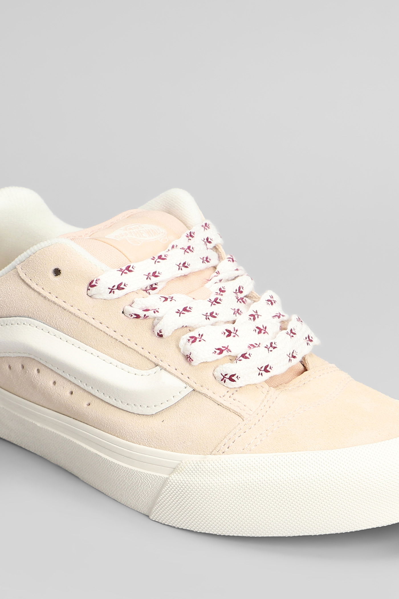 Vans Knu Skool Sneakers In Rose-pink Suede In Yellow