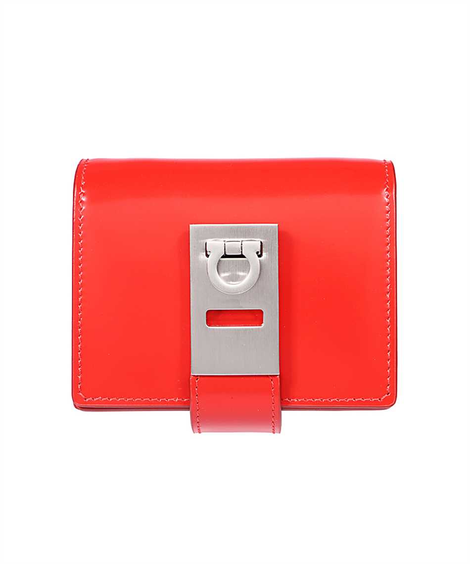 Shop Ferragamo Mini Leather Bag In Red