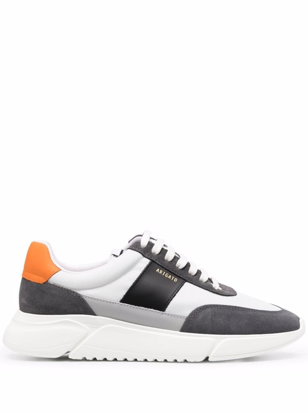 Axel Arigato Genesis Vintage Runner Recycled Fabric Leather And Suede Sneakers