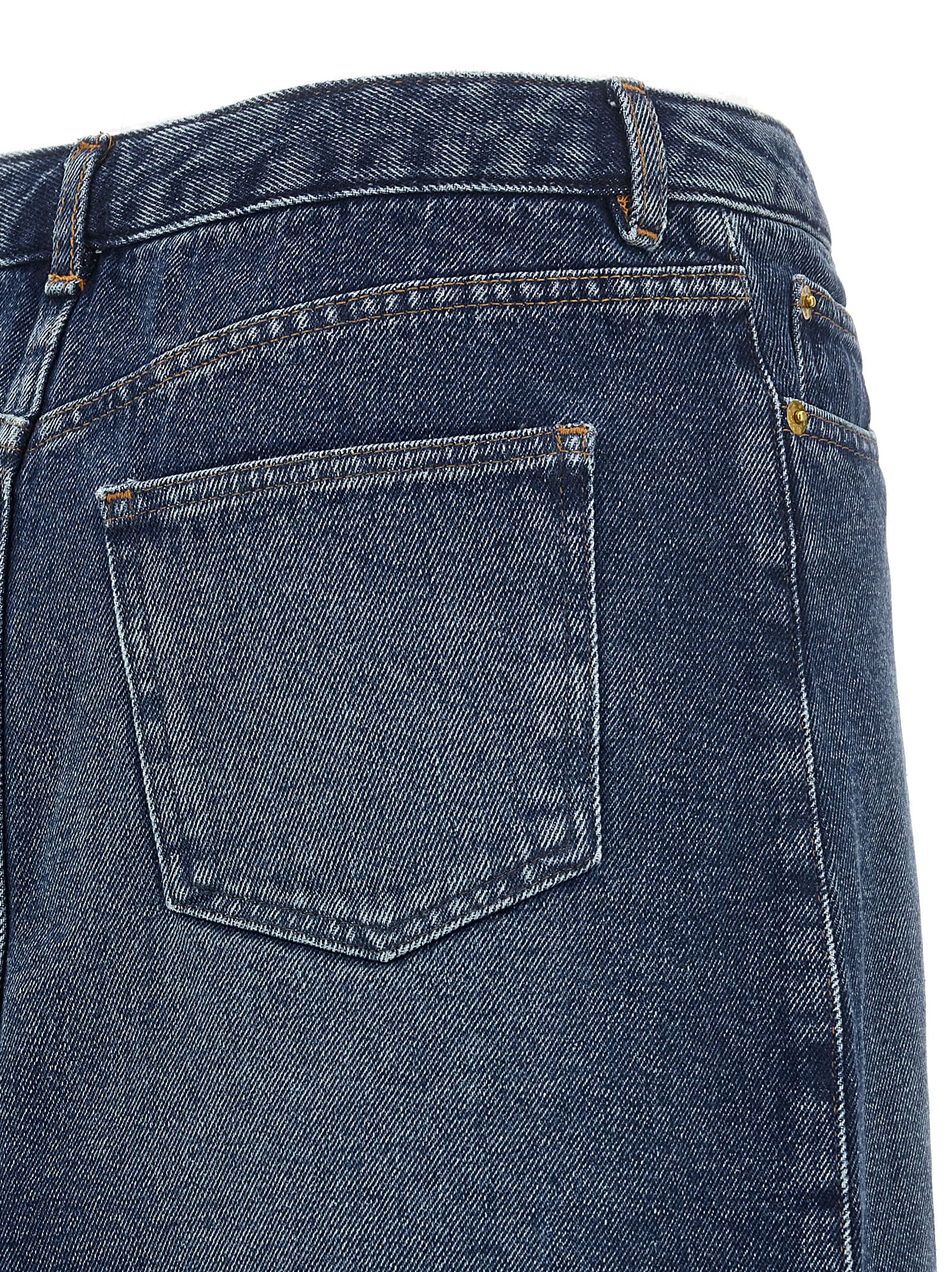 Apc A.p.c. Denim Mini Skirt In Blue