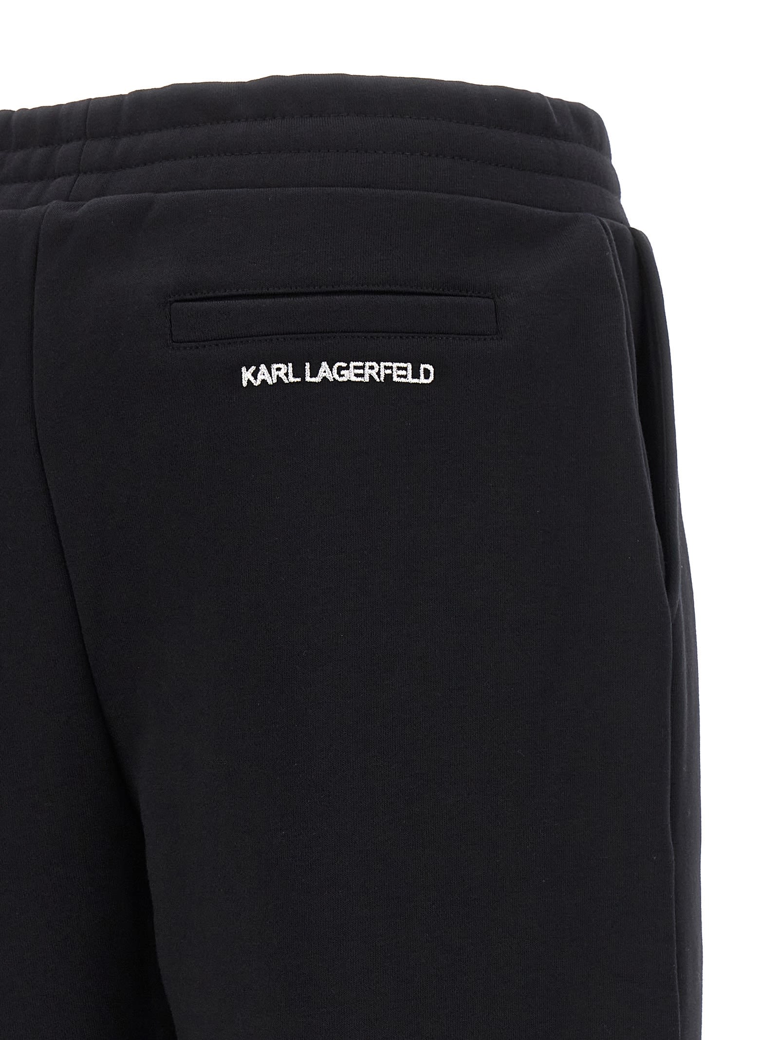 Shop Karl Lagerfeld Ikonik 2,0 Joggers In Black