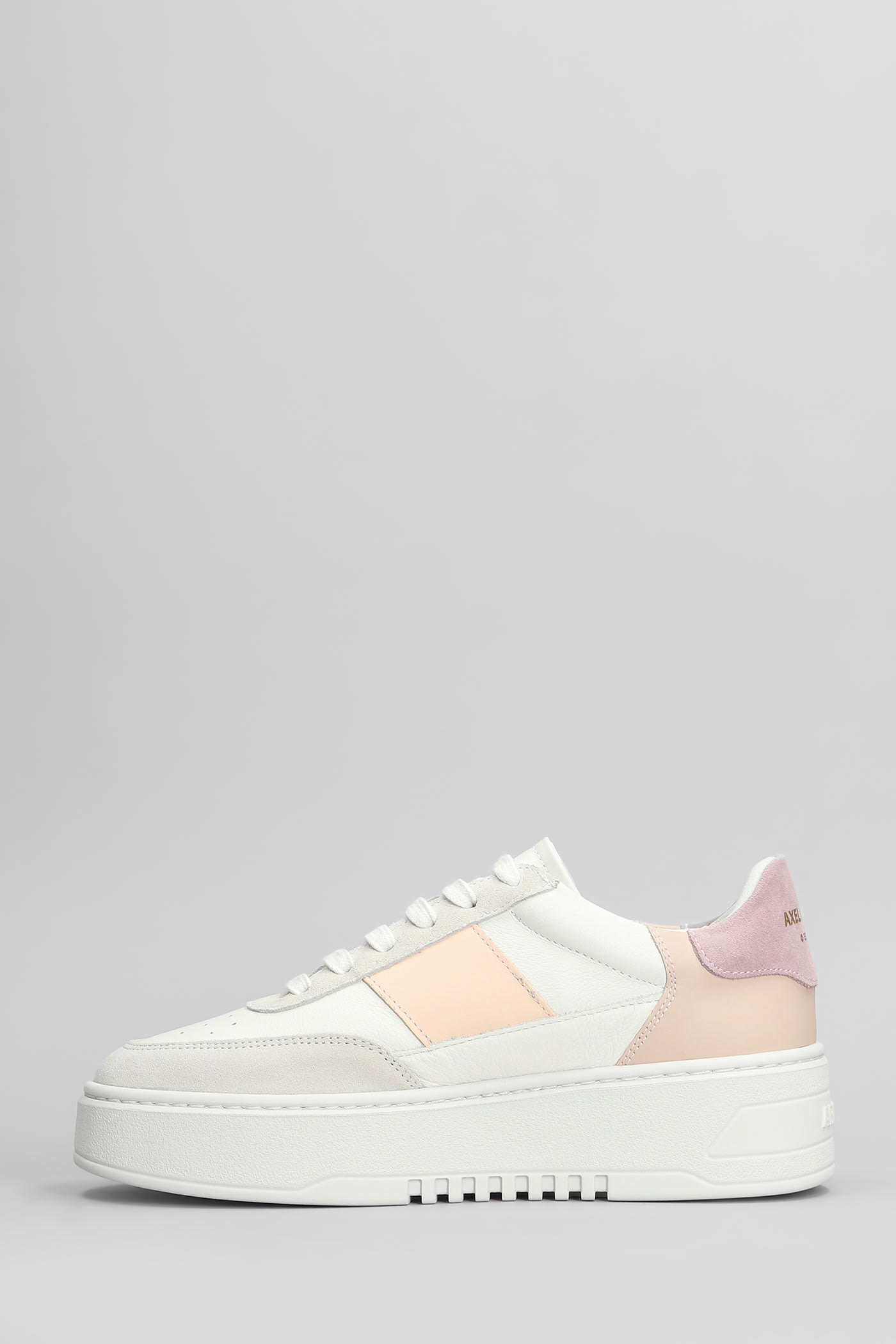 Axel Arigato Orbit Vintage Sneakers In White Suede And Leather In White