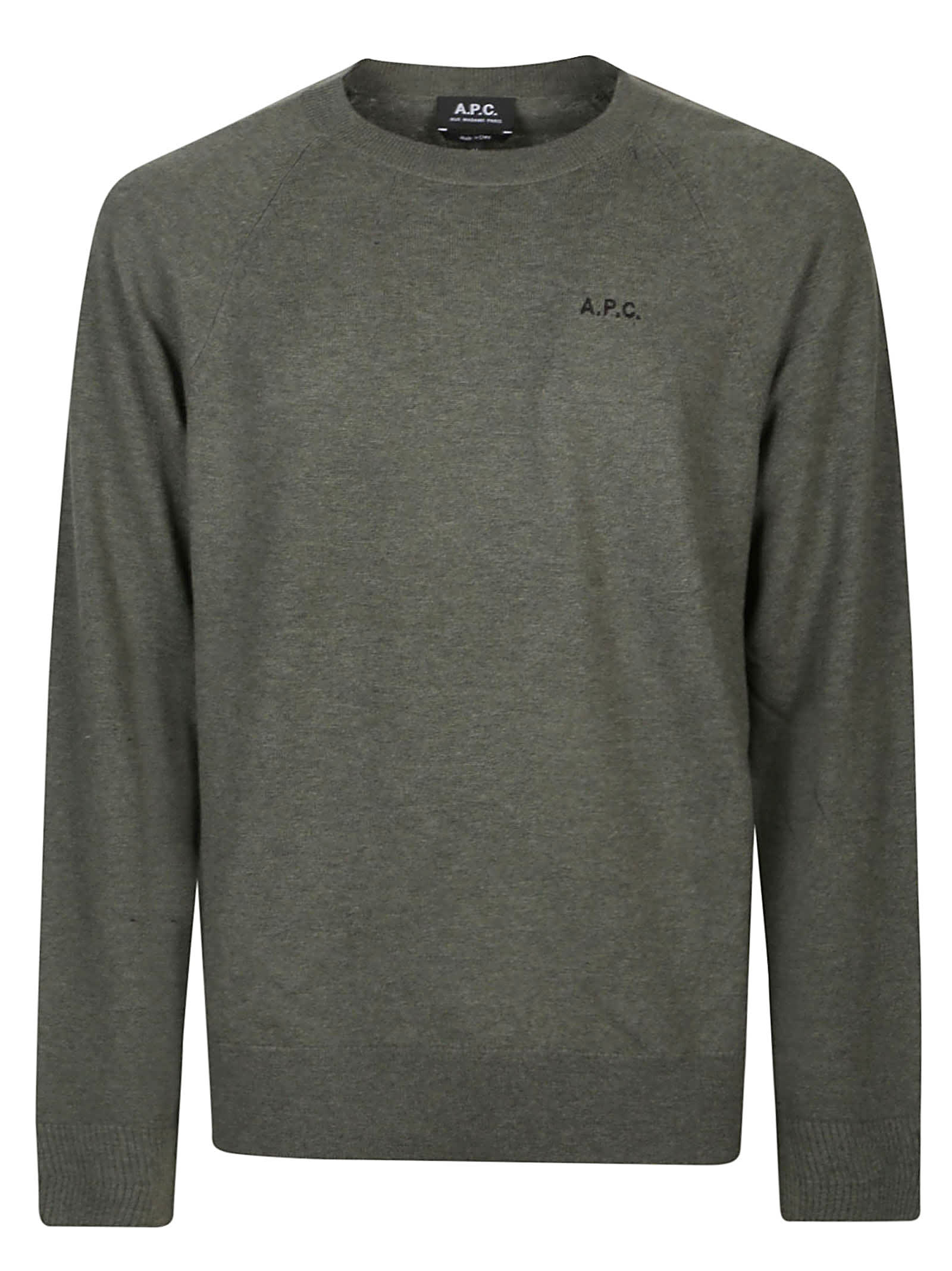 Apc Khaki Elie Sweater In Jaa Kaki