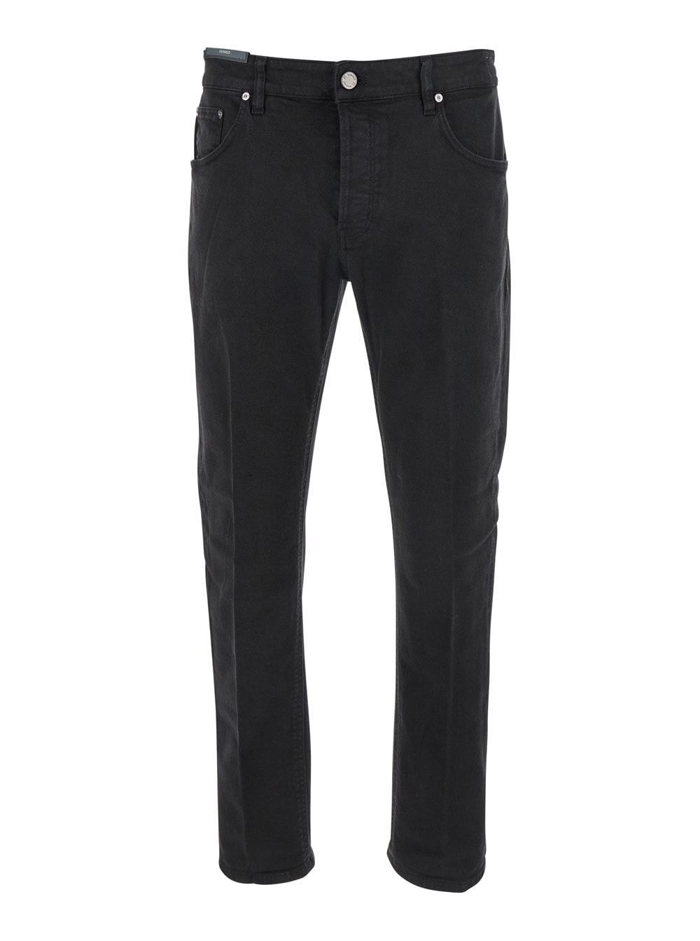 Pt Torino Cotton Jeans In Black