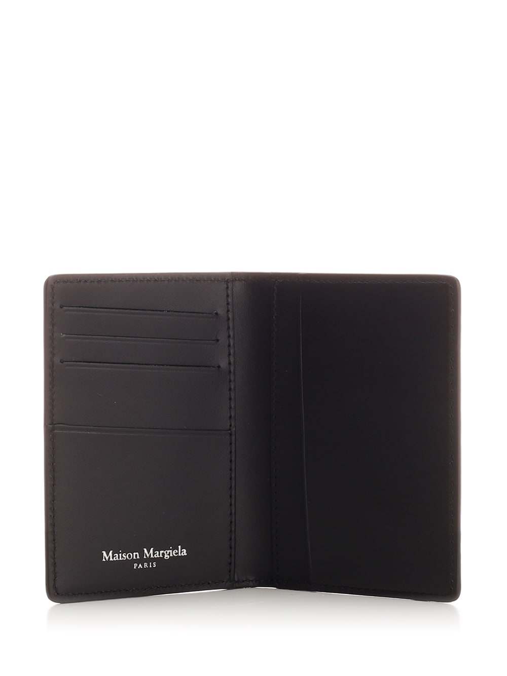 Maison Margiela Four Stitches Card Holder In Black