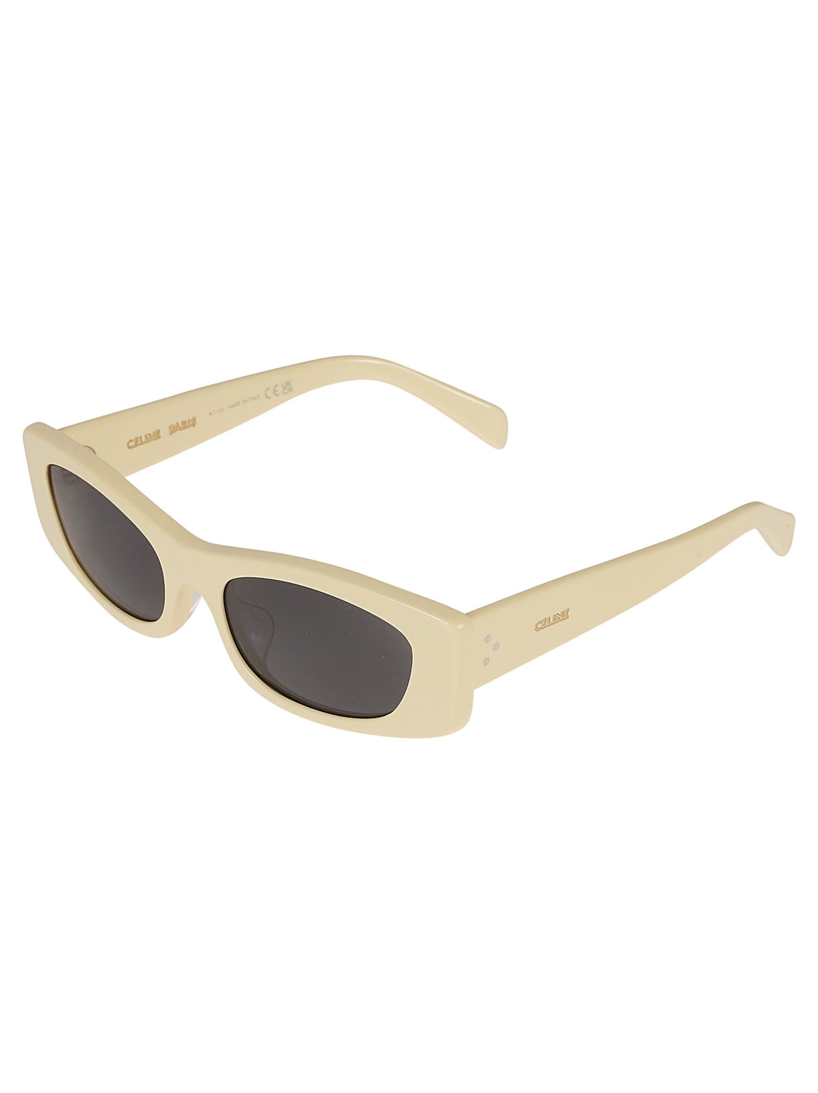 Shop Celine Long Rectangle Sunglasses In 39a