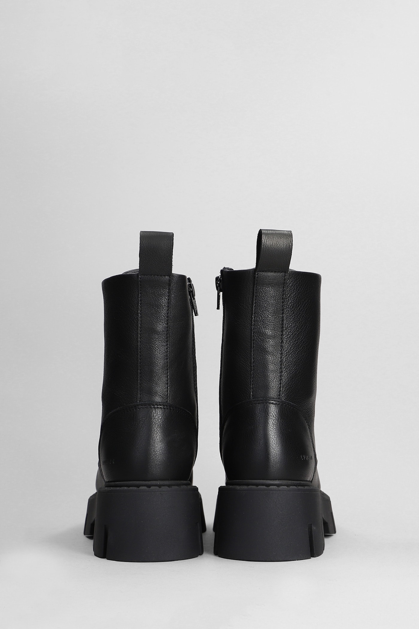 Shop Copenhagen Cph 130 Combat Boots In Black Leather