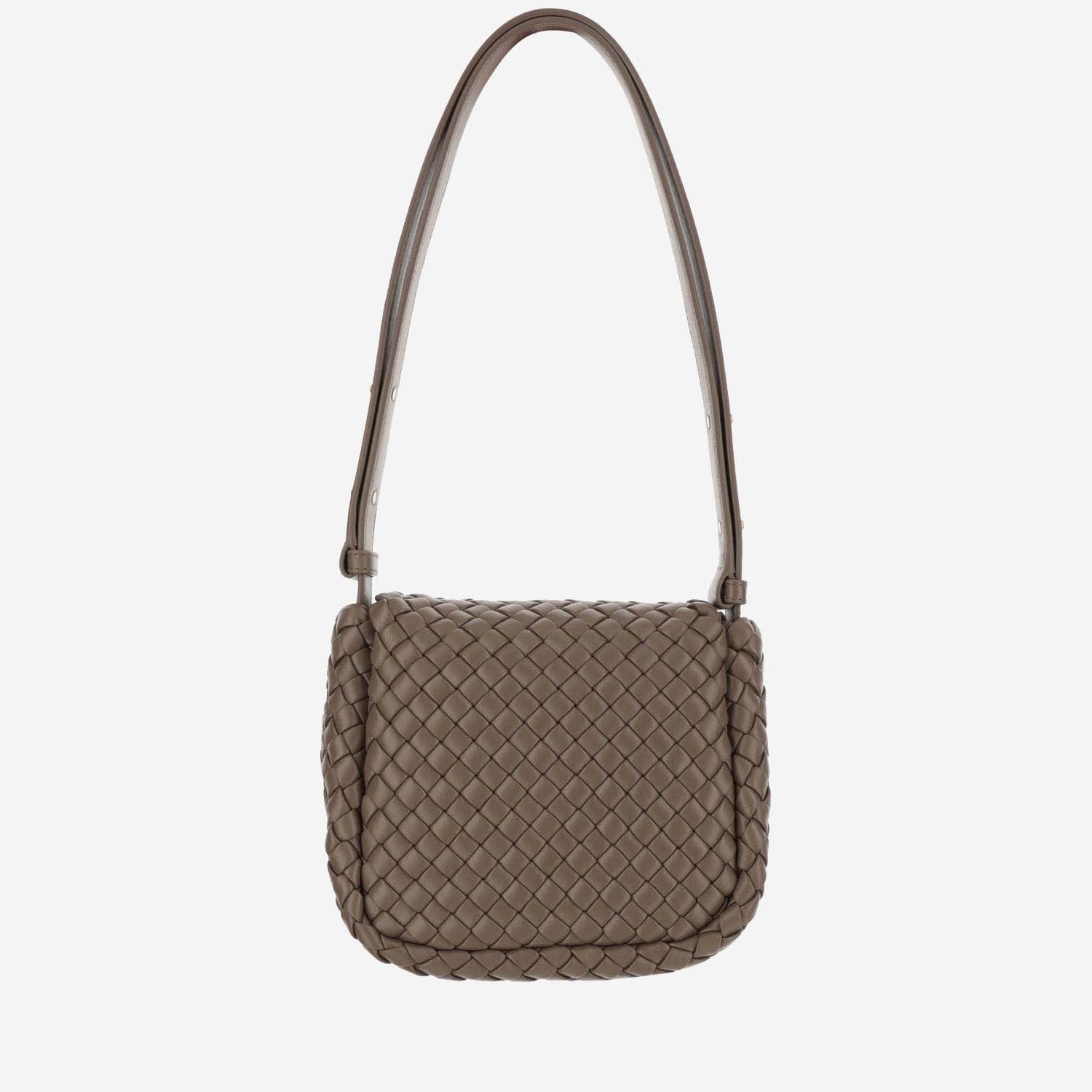 Bottega Veneta Cobble Mini Shoulder Bag In Beige
