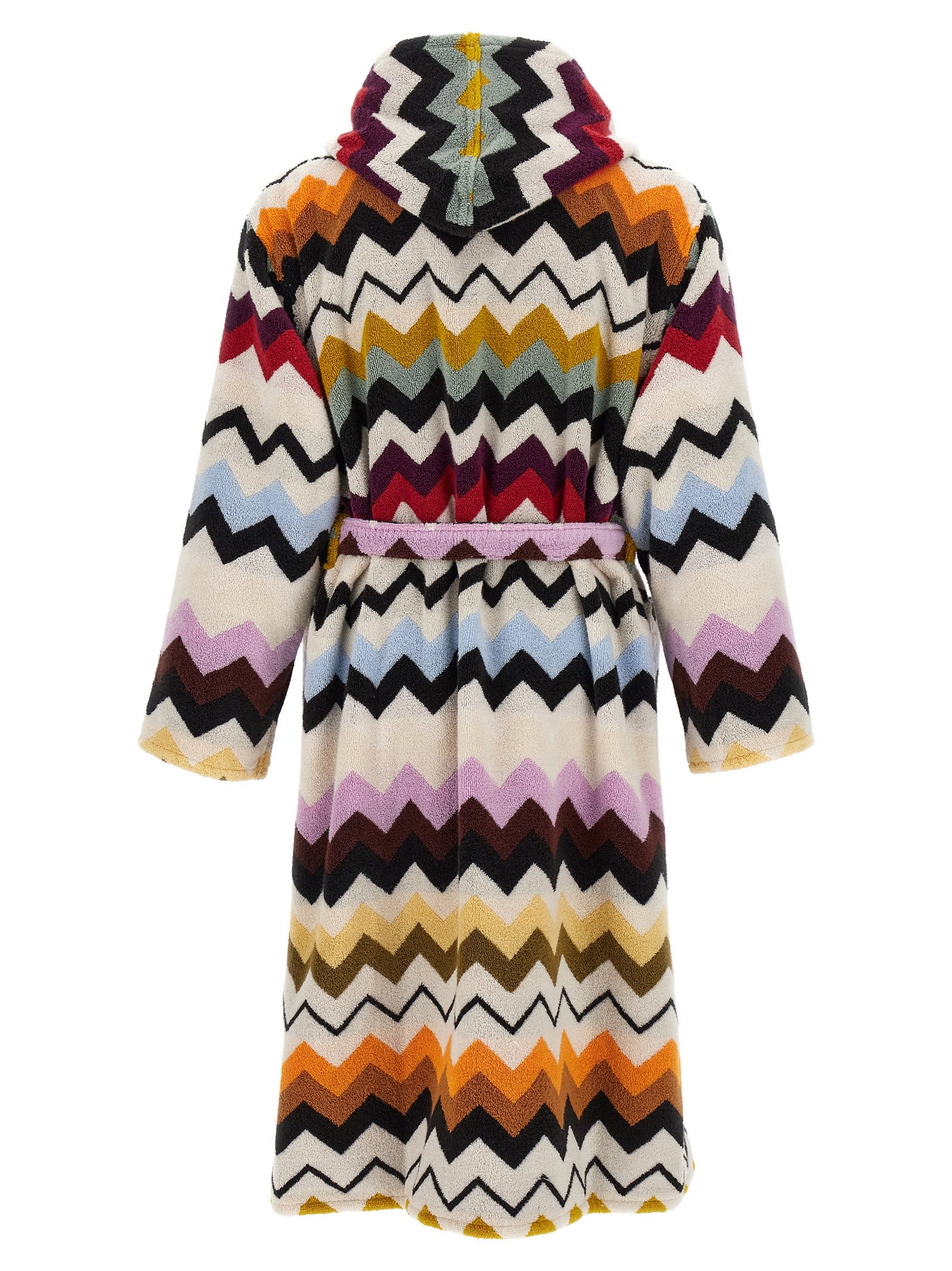 Missoni Murrina Hooded Bathrobe In Multi