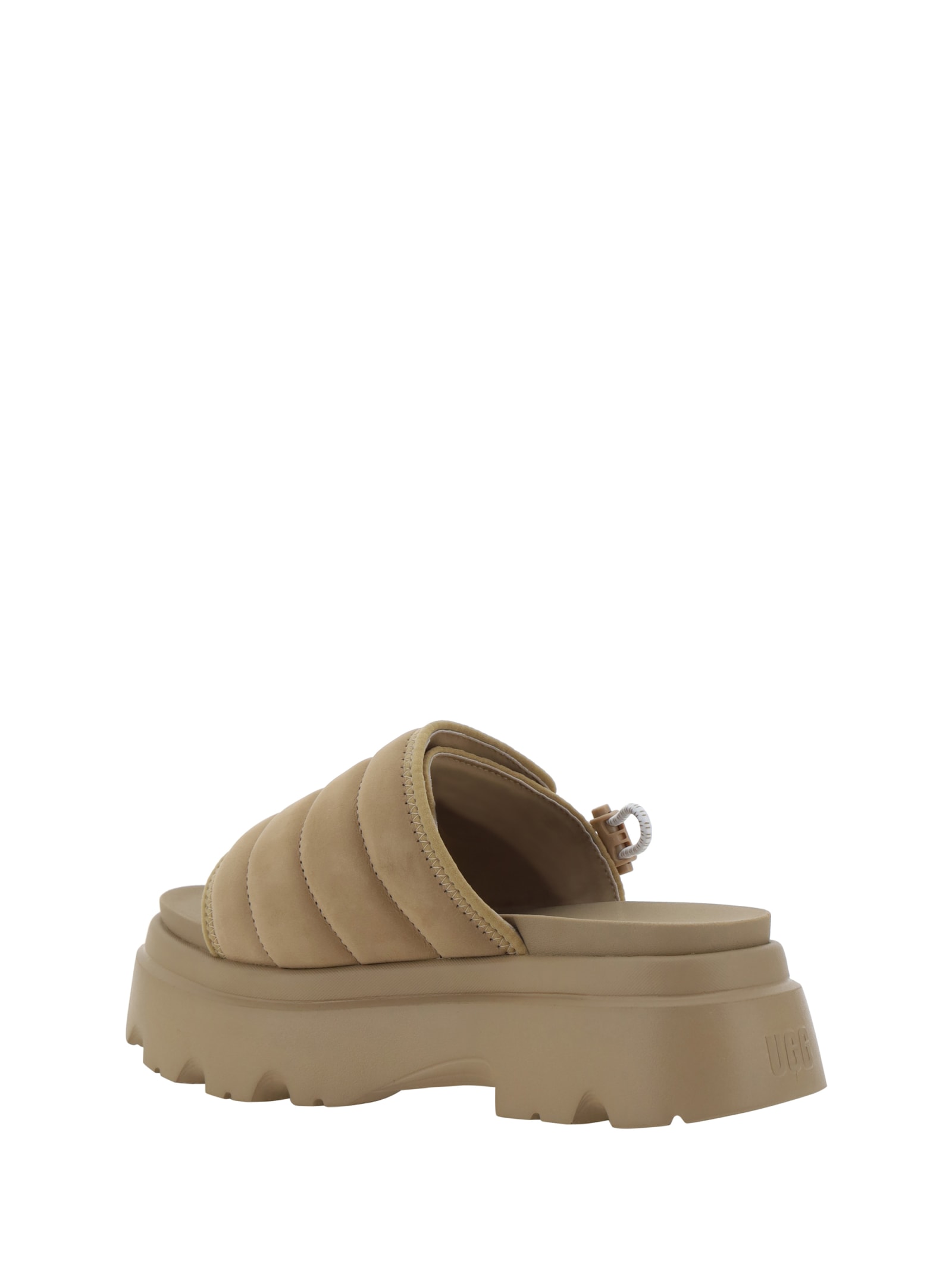 Shop Ugg Callie Sandals In Beige