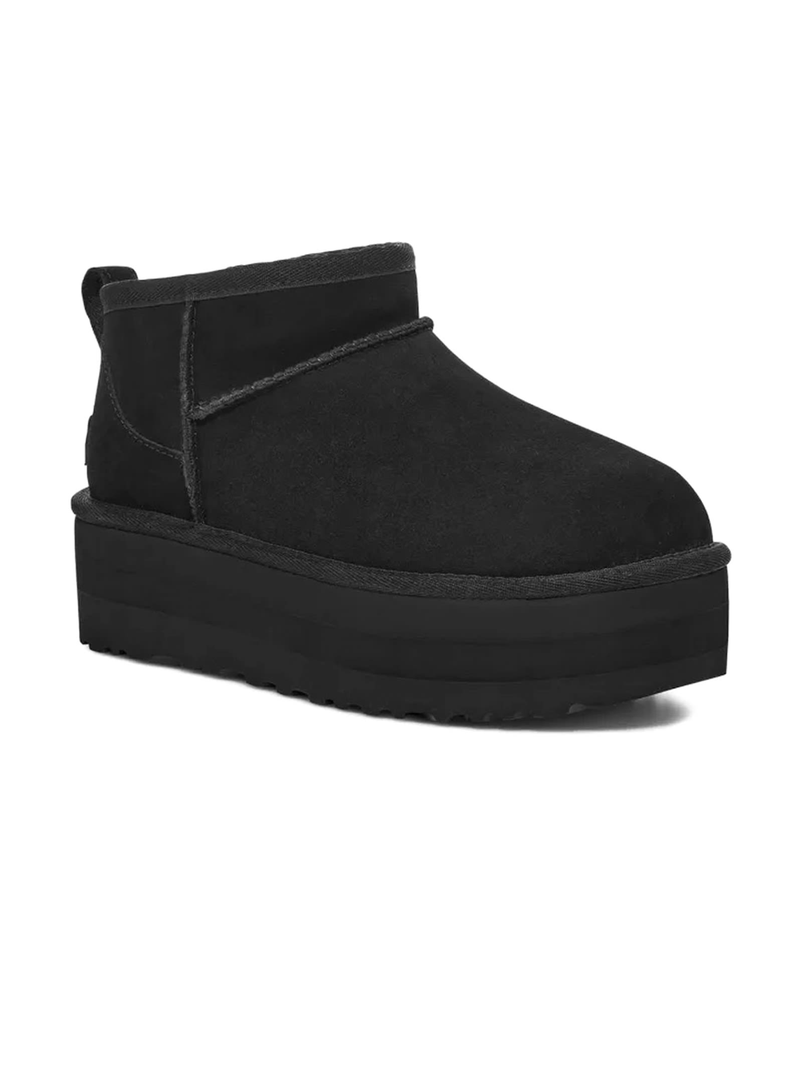 Shop Ugg Black Classic Ultra Mini Platform Boot