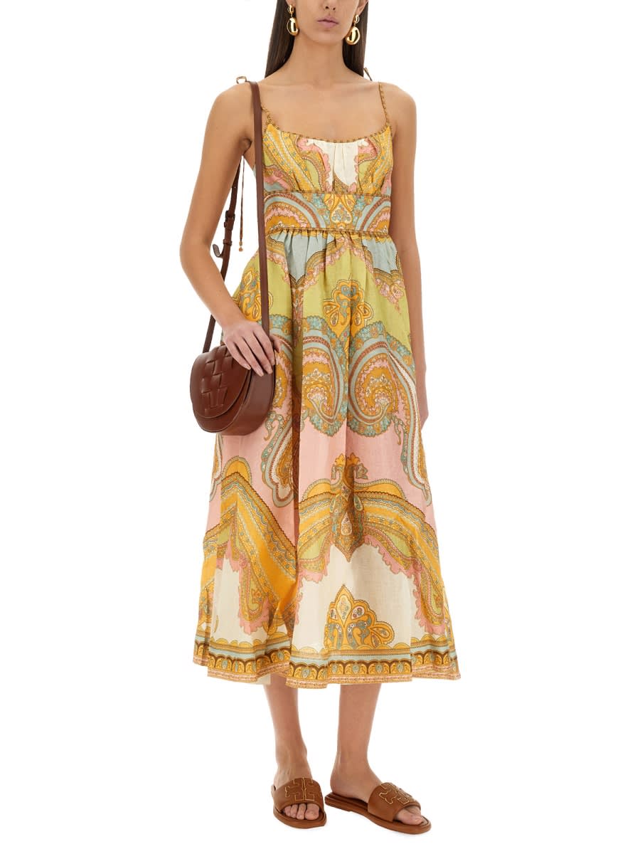 ZIMMERMANN PICNIC MAXINE MIDI DRESS