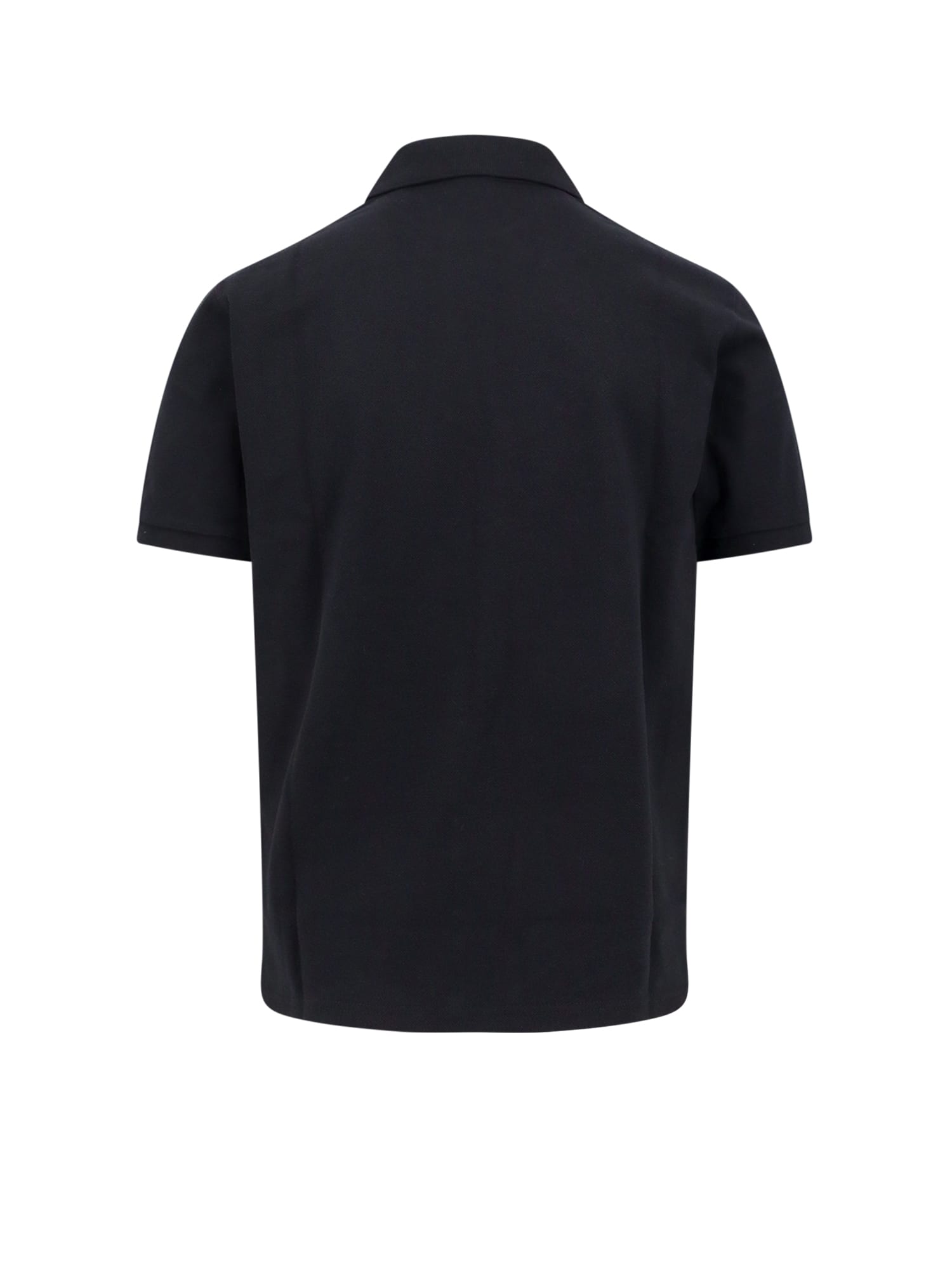 Shop Saint Laurent Polo Shirt In Black