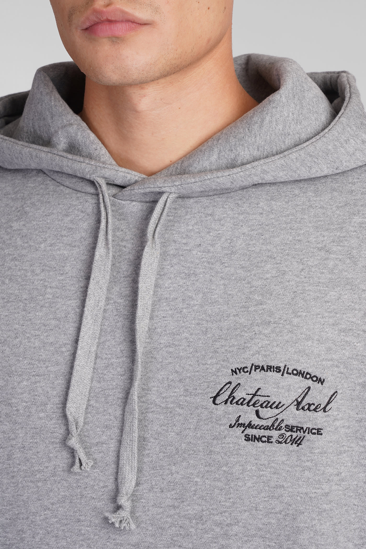 Shop Axel Arigato Sweatshirt In Grey Cotton