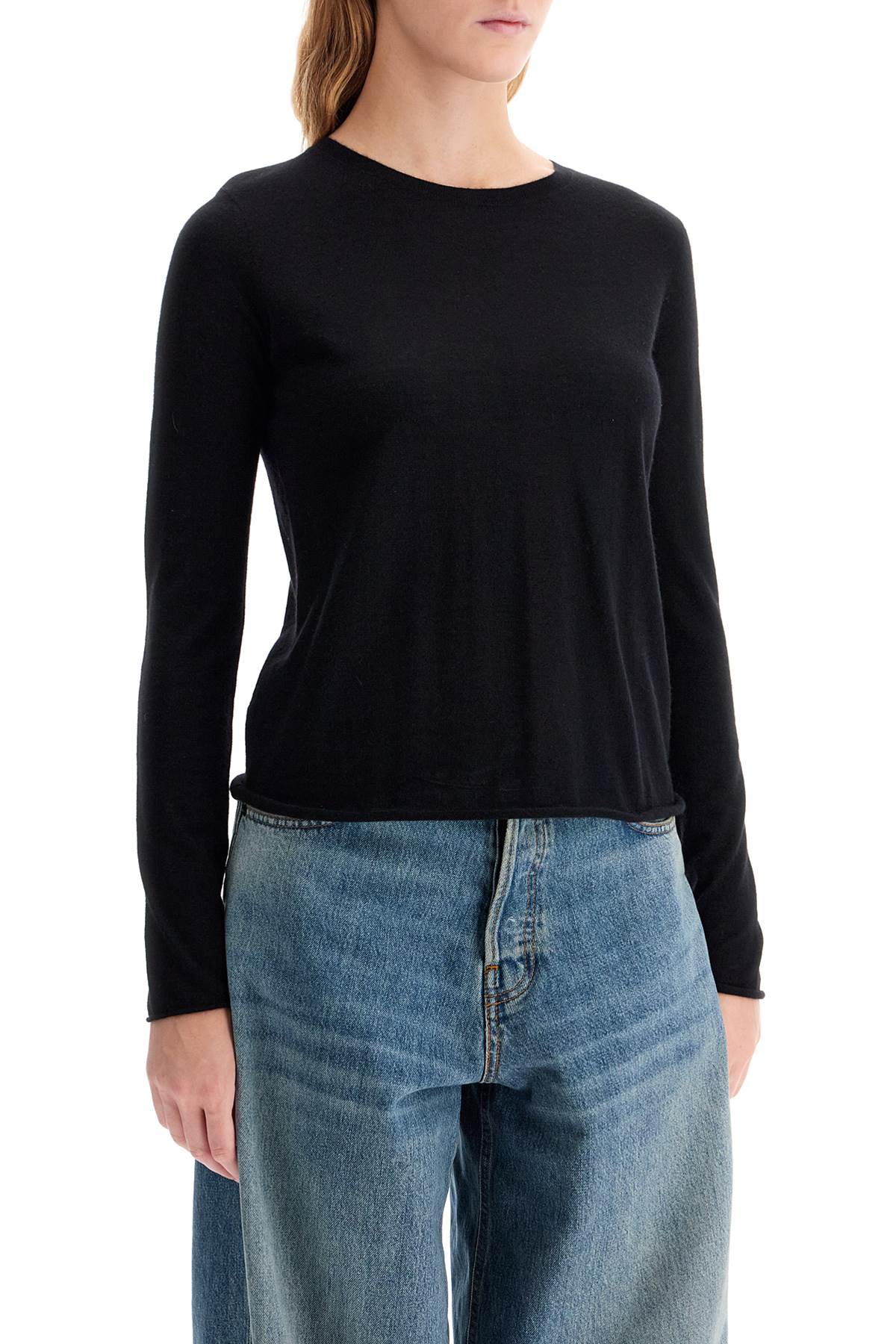 Shop Lisa Yang Cashmere Alba Pullover In Black (black)