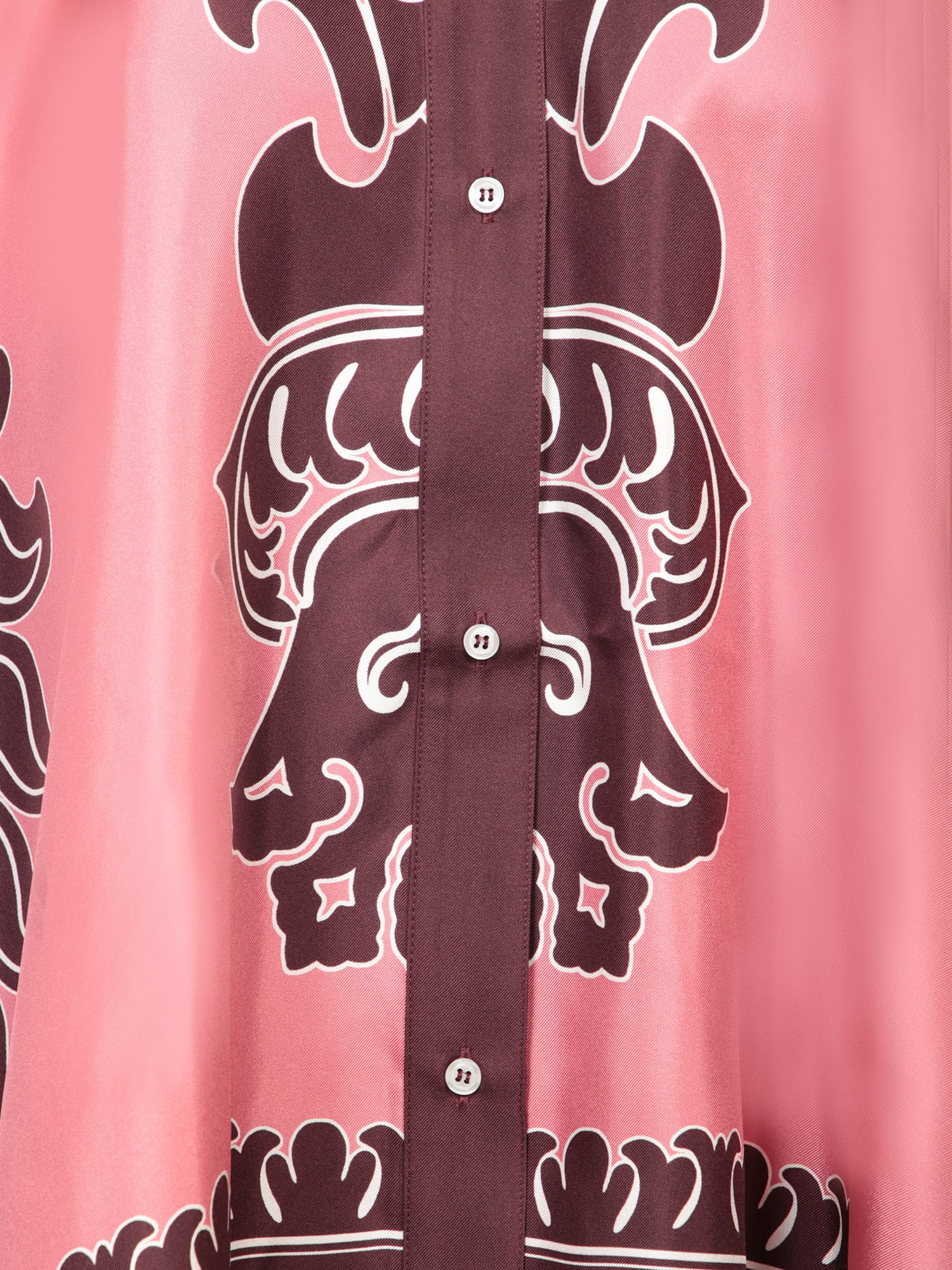 La Doublej Pattern Printed Shirt In Pink