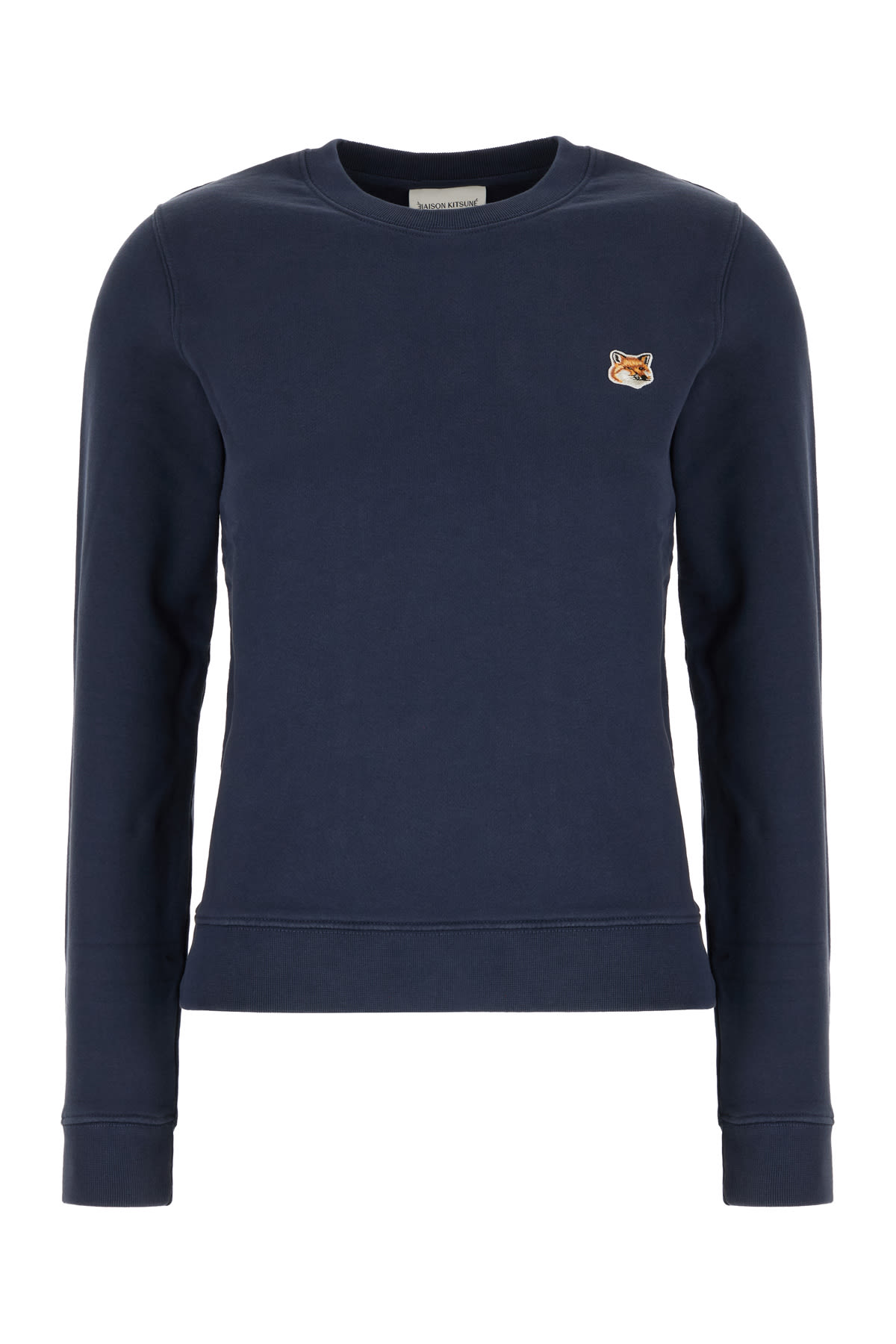 MAISON KITSUNÉ BLUE COTTON SWEATSHIRT