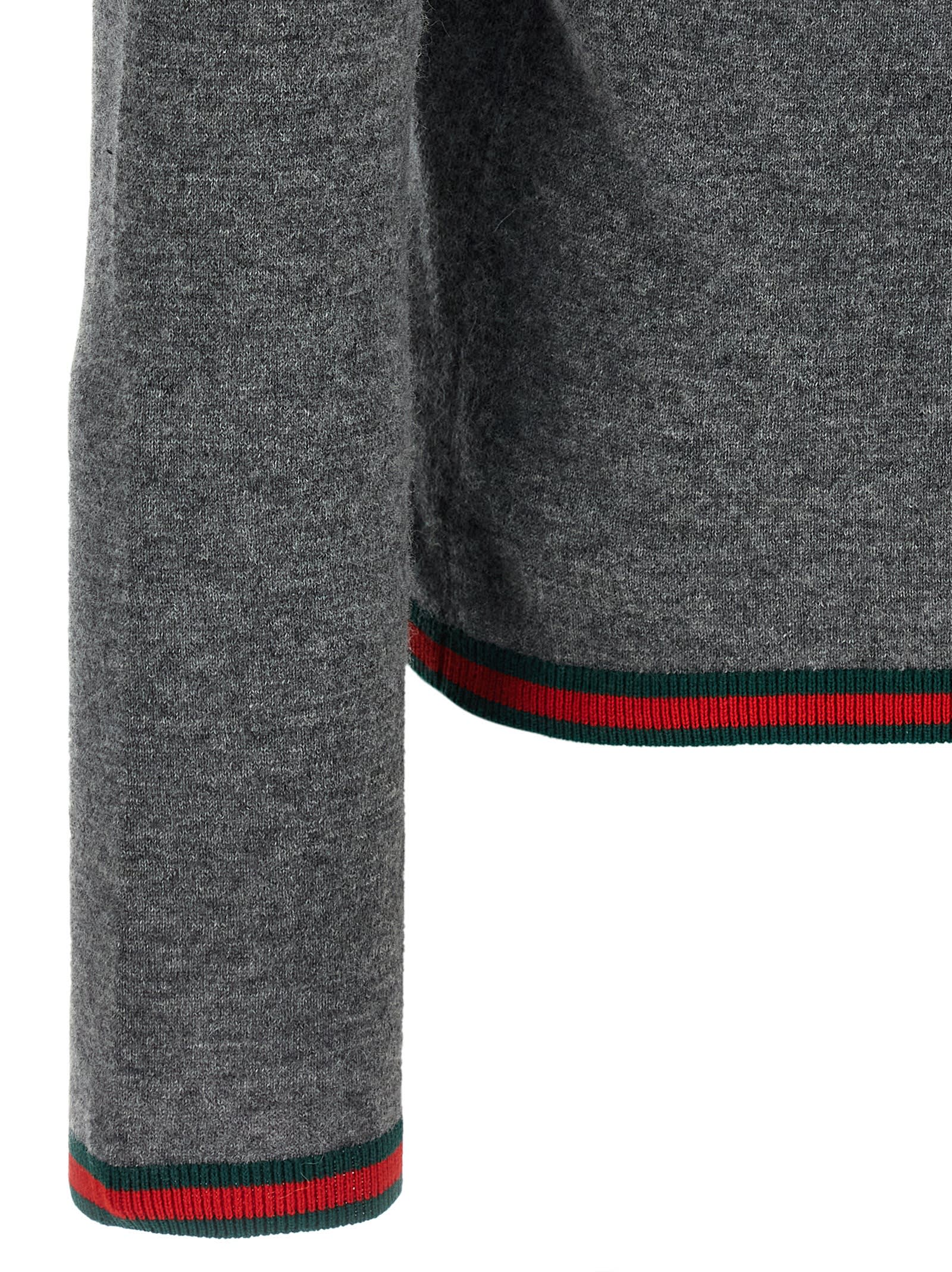 Gucci Max Mara Studio Midnight Blue Viscose Blend Teti Polo Shirt In Gray