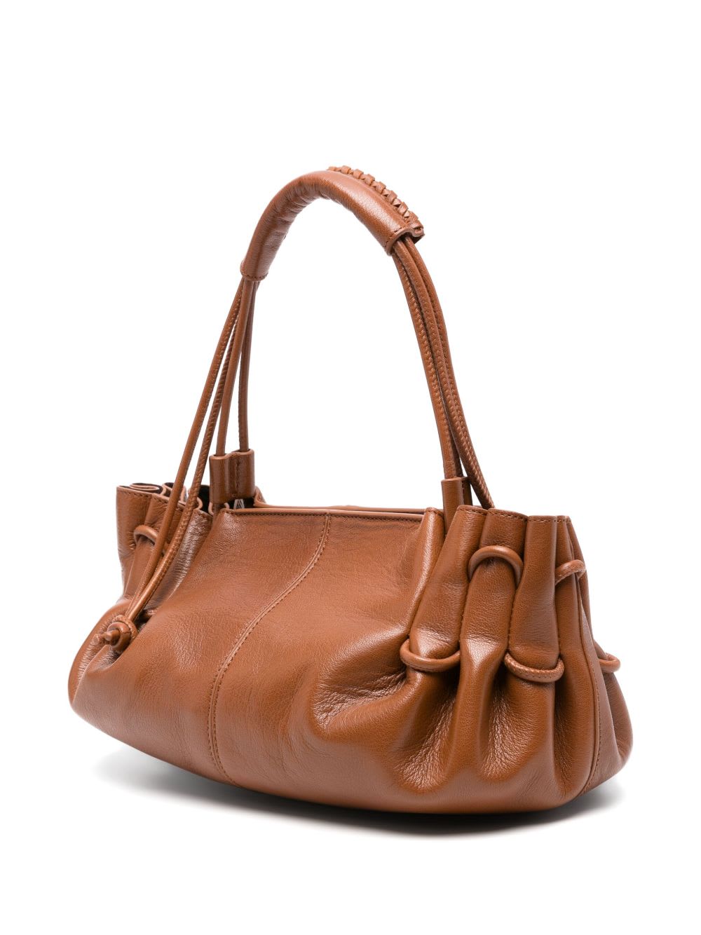 Hereu Women Arta Medium Leather Shoulder Bag In Brown