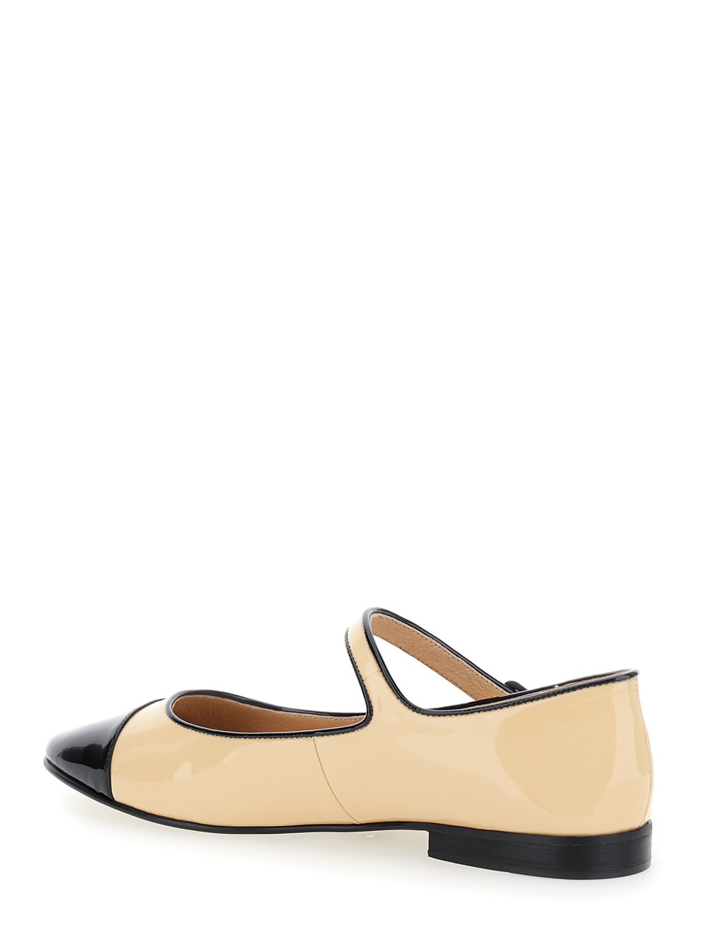 Shop Jeffrey Campbell Curvet Patent In Beige