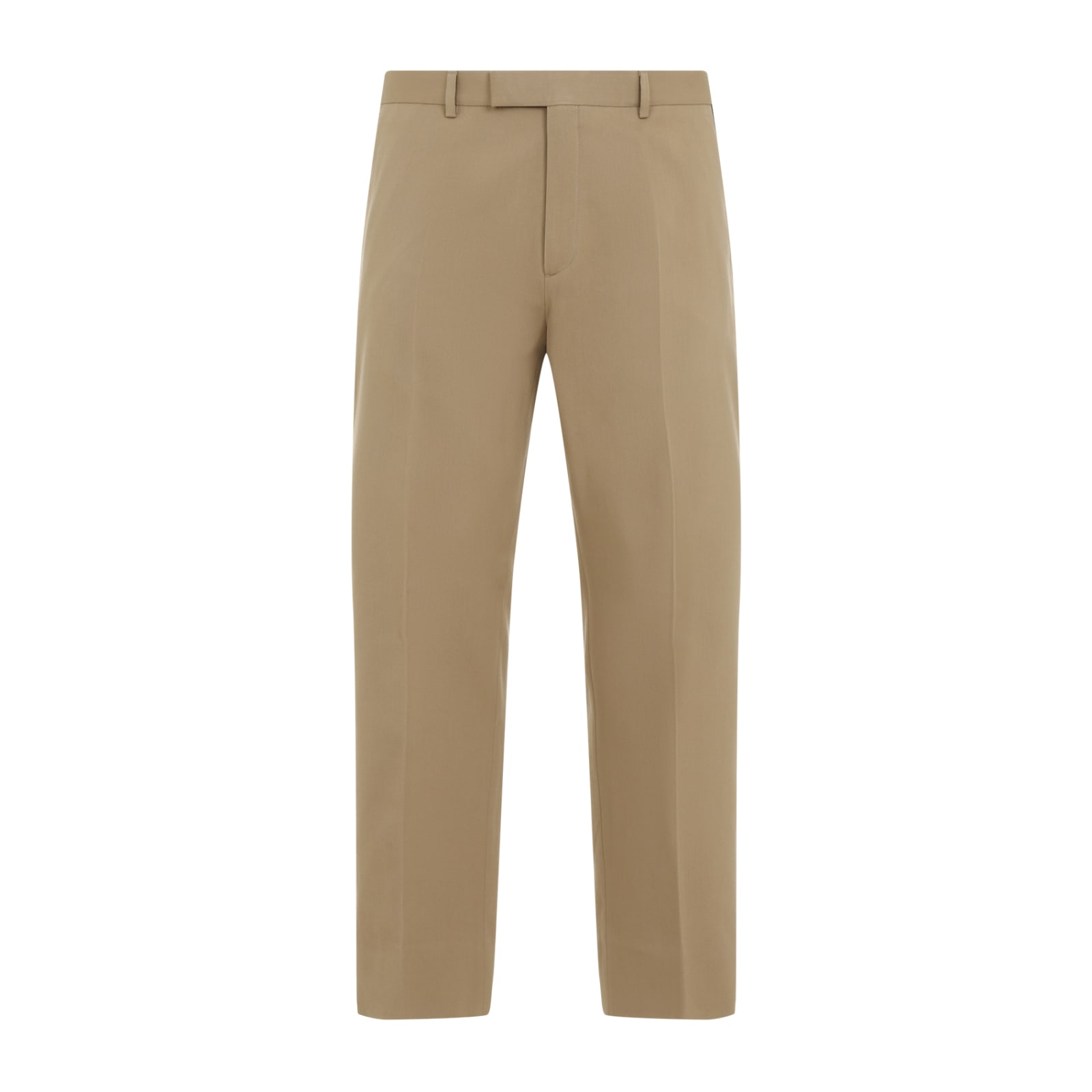 Shop Gucci Cotton Pants In Saturn Mix