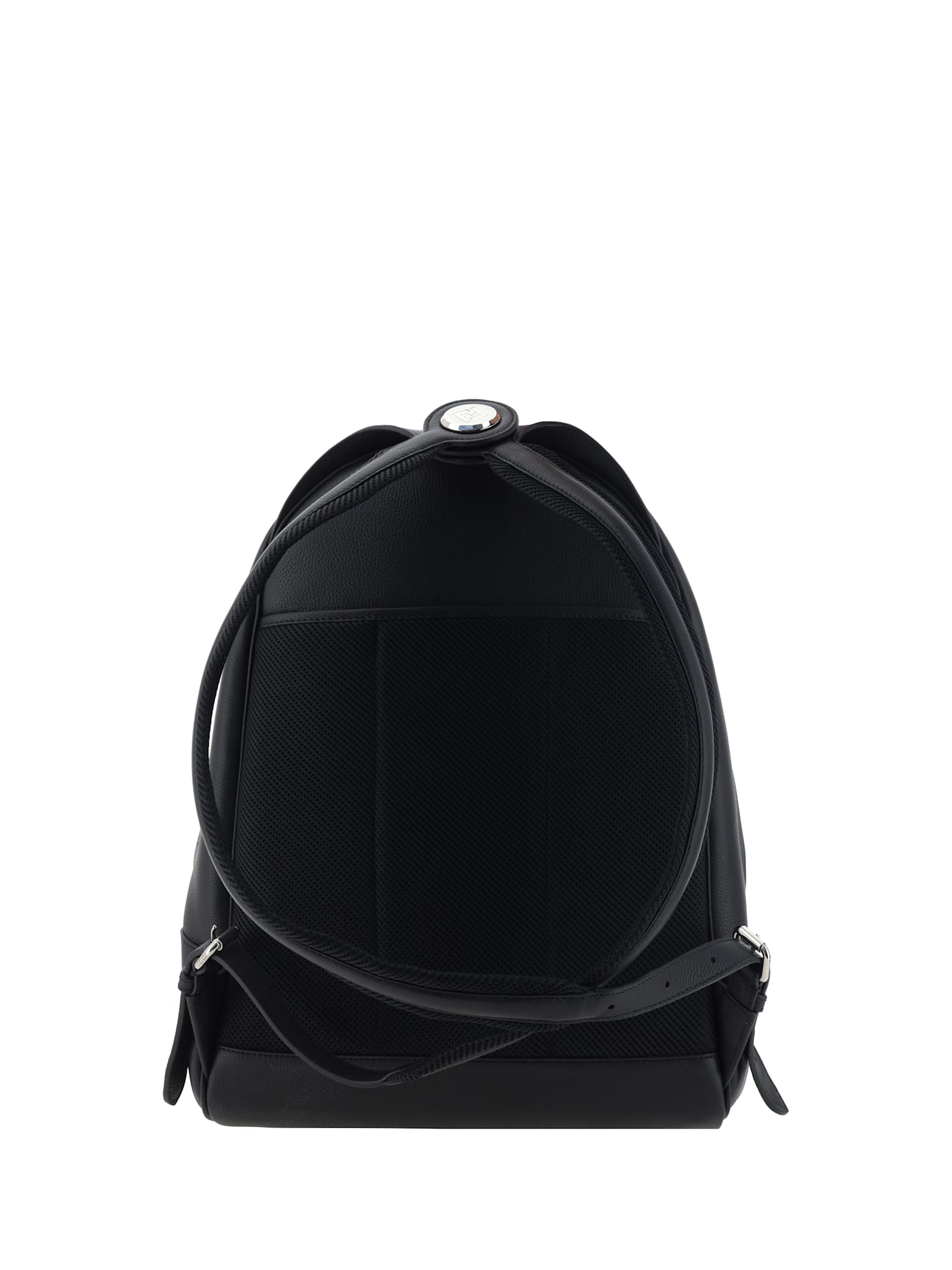 Shop Fendi Backpack In Nero+palladio