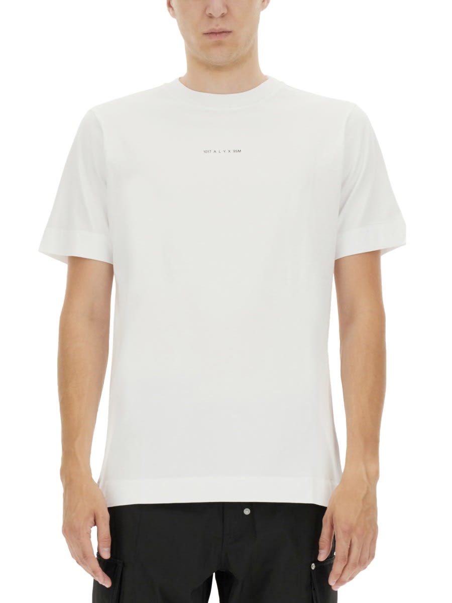Shop Alyx Graphic Print T-shirt In White