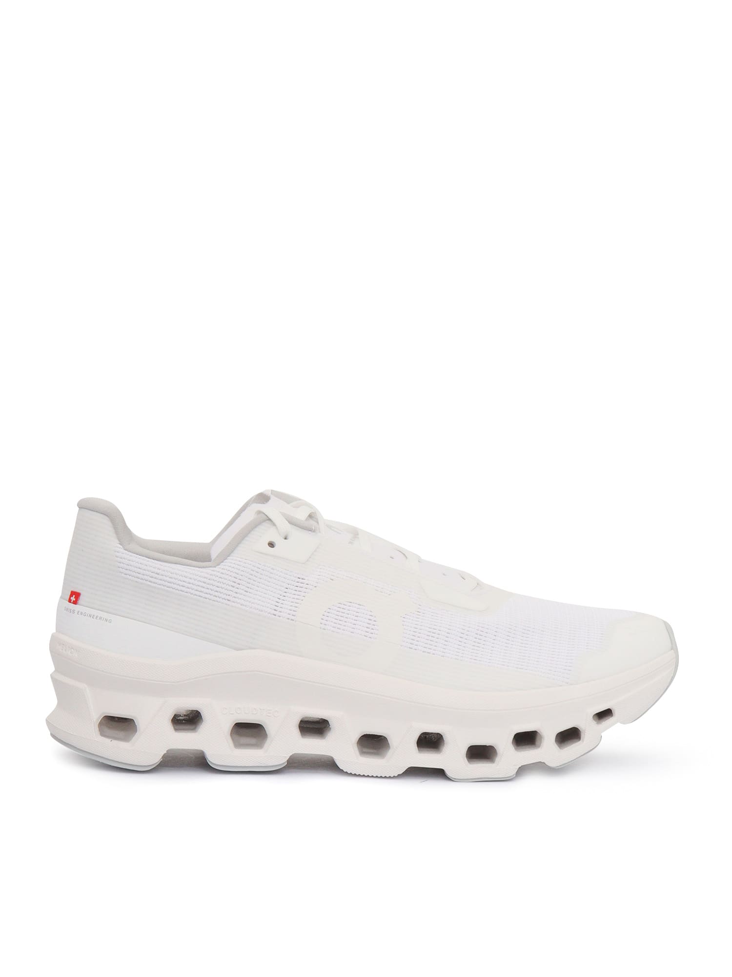 On Cloudmster Void Sneakers In White