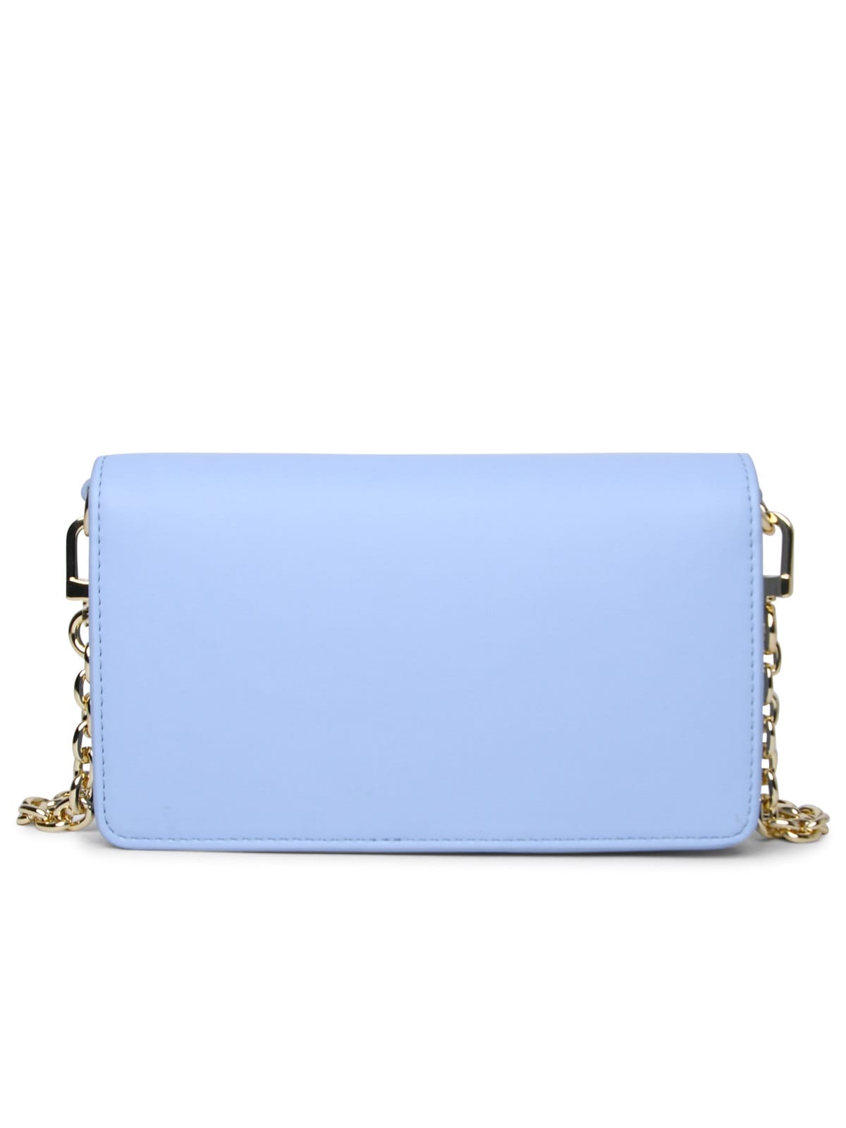 Shop Chiara Ferragni Eyelike Light Blue Polyester Crossbody Bag