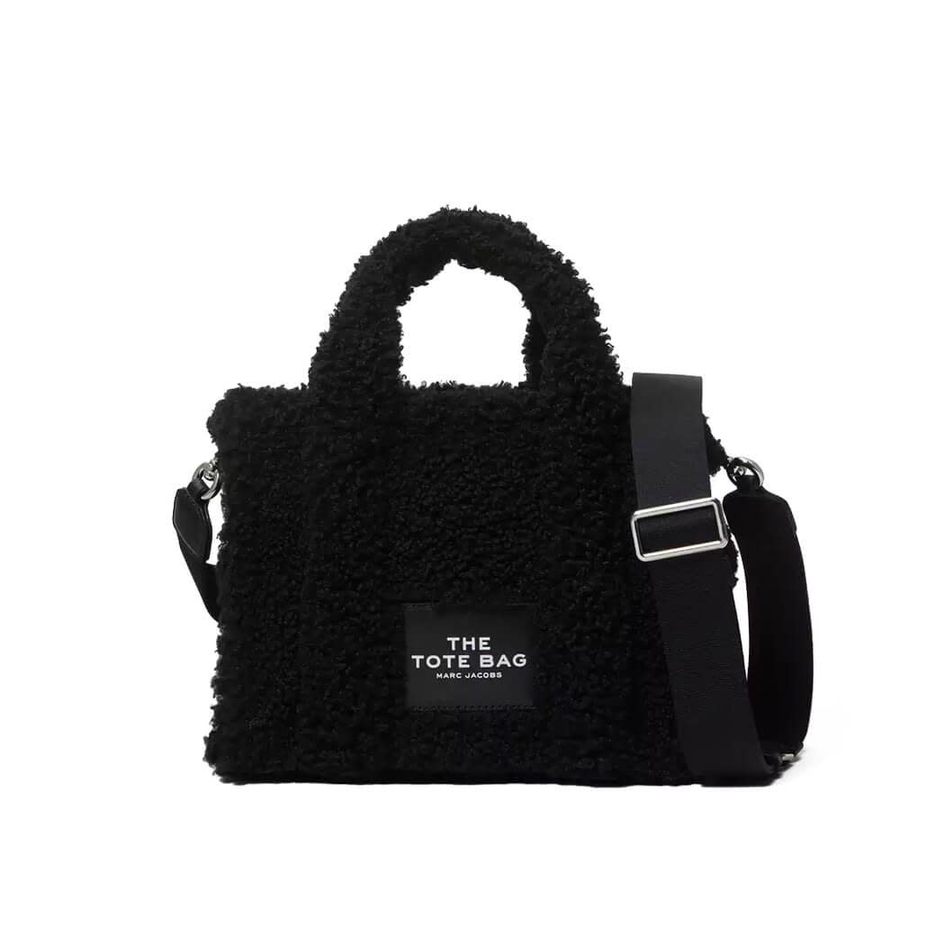 Marc Jacobs The Teddy Mini Tote Black Handbag