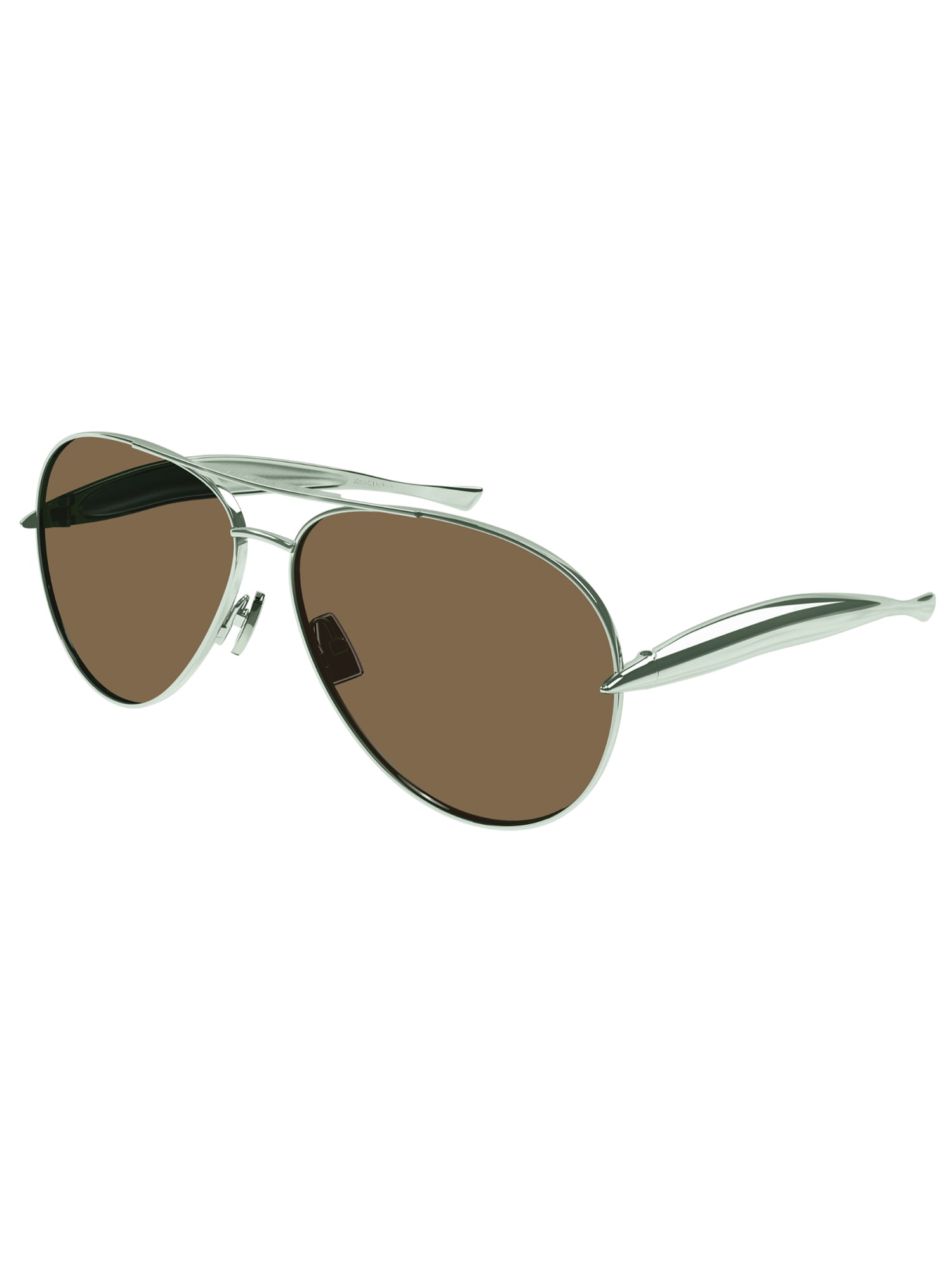 Shop Bottega Veneta Bv1305s Sunglasses In Green Green Brown