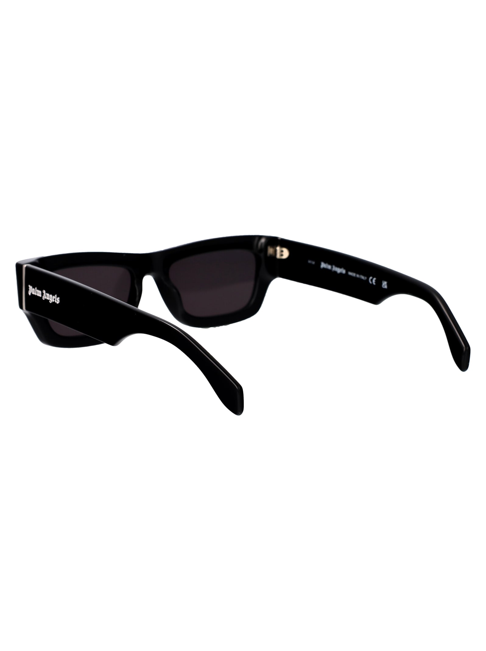 Shop Palm Angels Auberry Sunglasses In 1007 Black