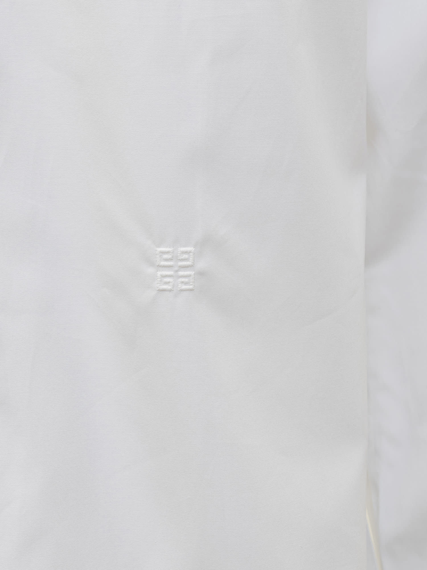 Shop Givenchy Shirt With 4g Logo In White