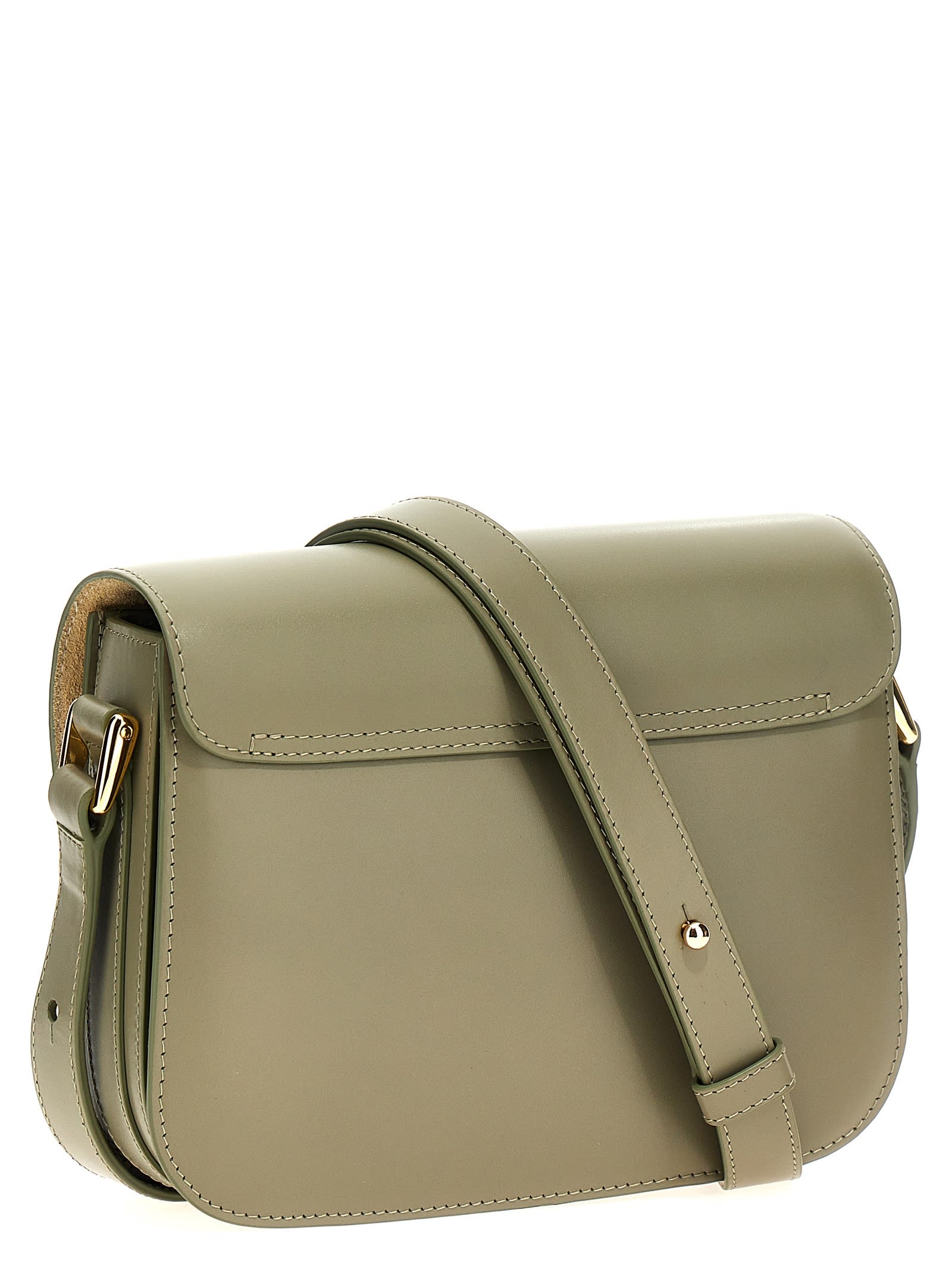 Shop Apc Grace Small Crossbody Bag In Green