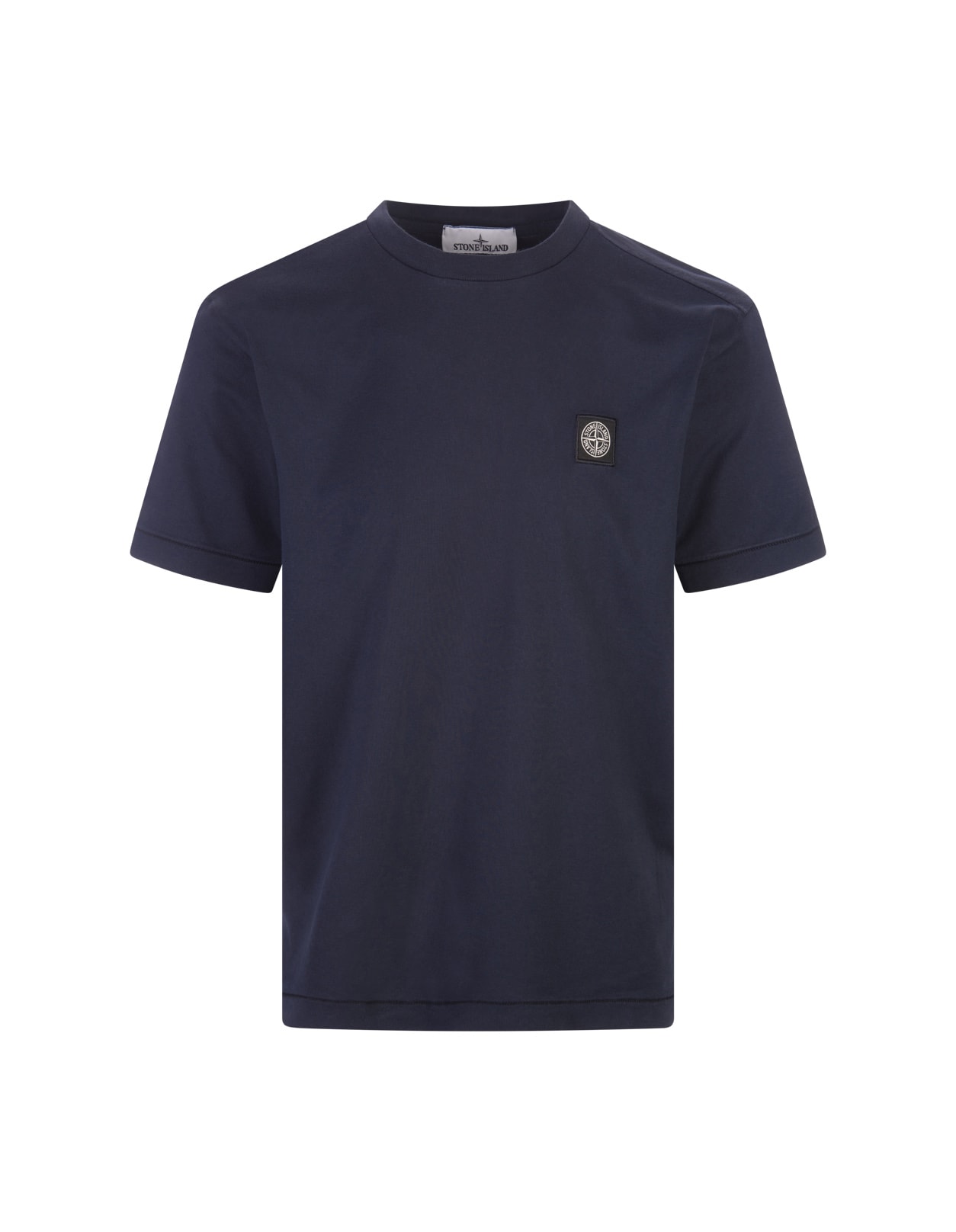 Stone Island Navy Blue 60/2 Cotton T-shirt