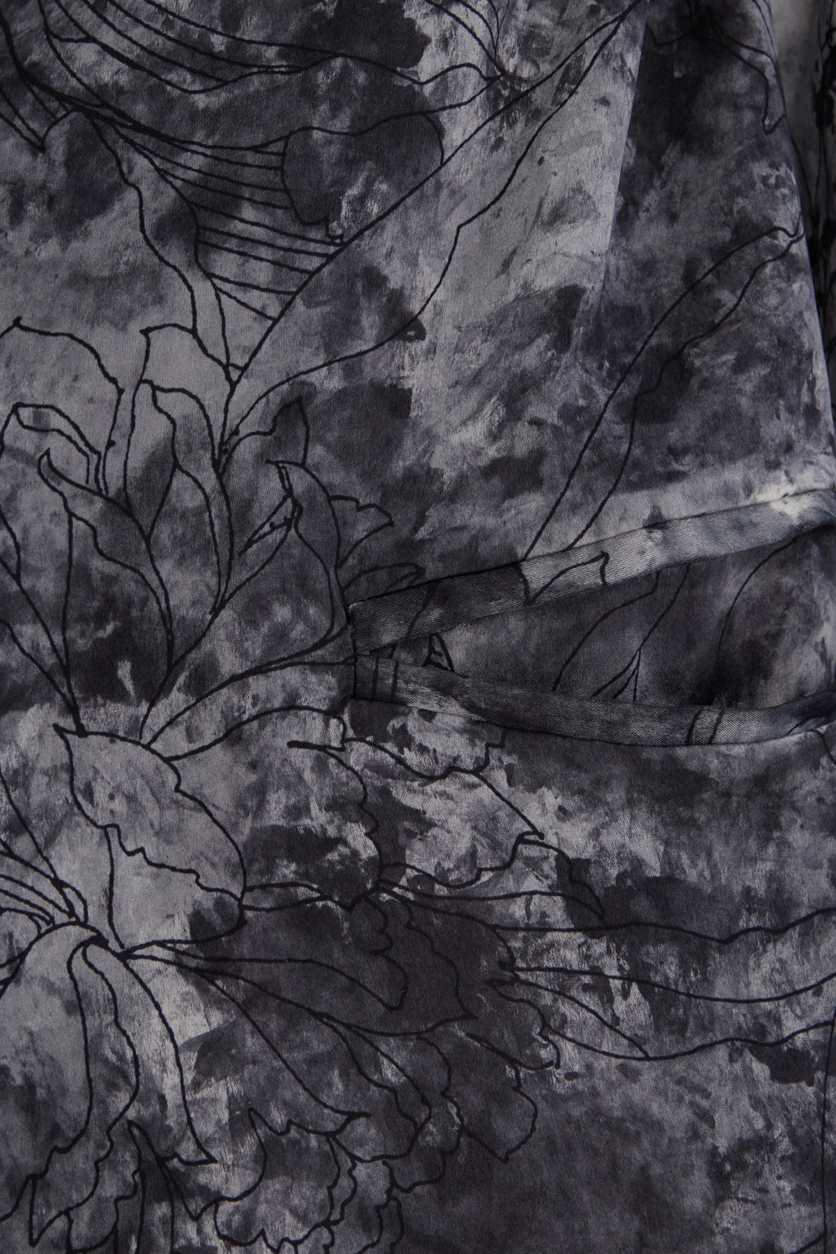 Avant Toi Printed Stretch Silk Shirt In 00053
