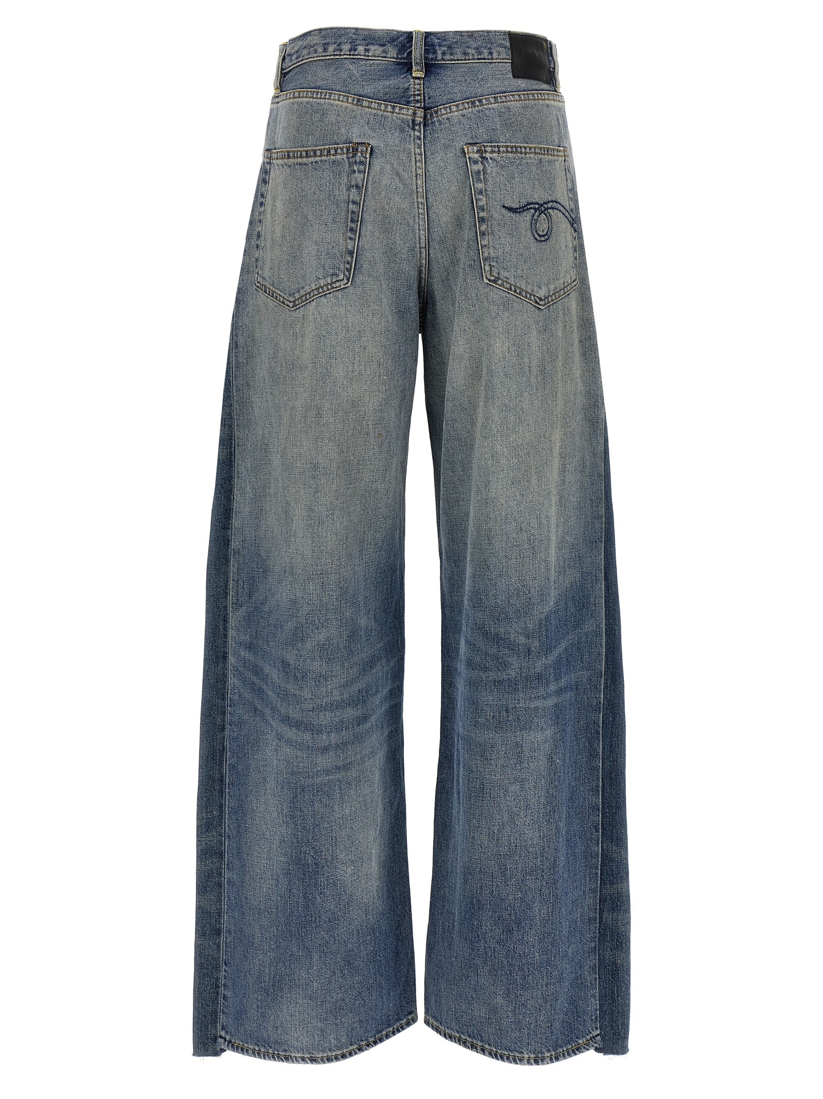 R13 Insert Darcy Jeans In Blue