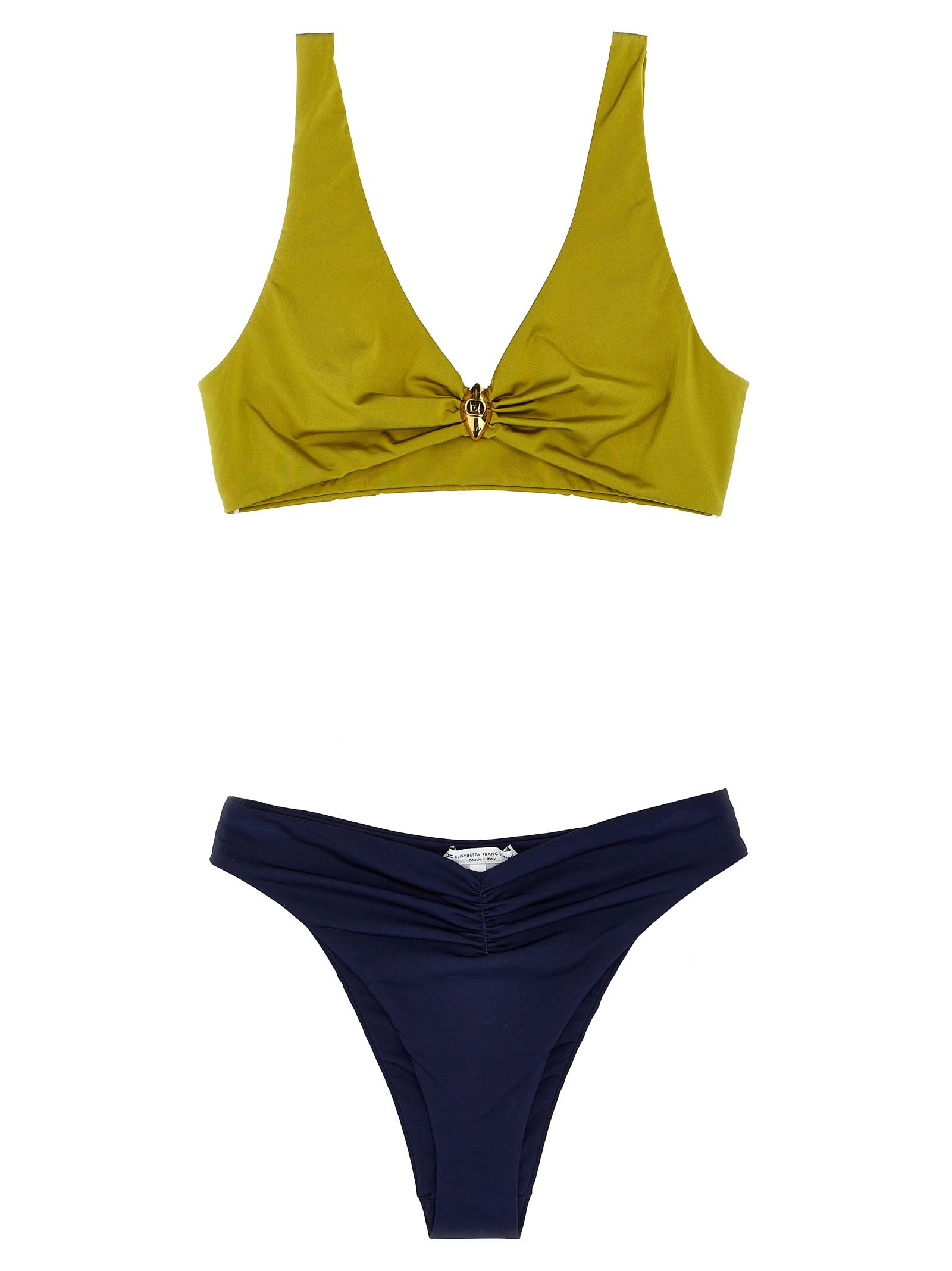 ELISABETTA FRANCHI TWO-TONE BIKINI