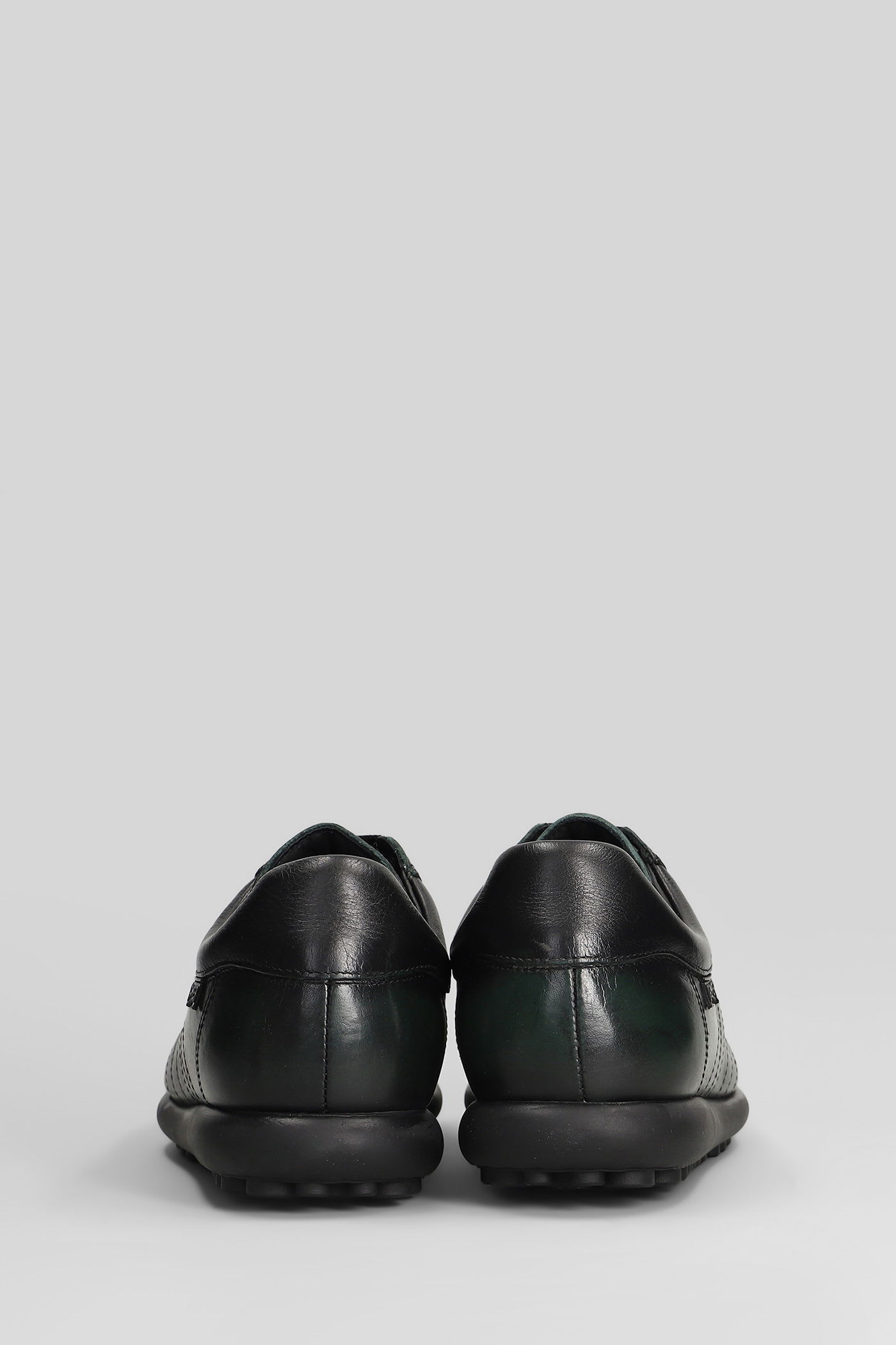 Camper Pelotas Ariel Sneakers In Black Leather In Black