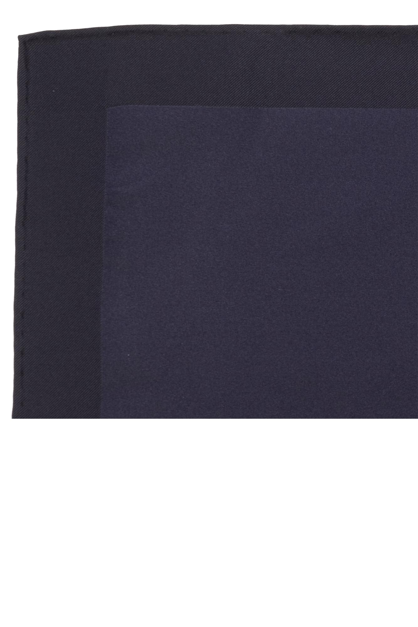 Shop Dolce & Gabbana Silk Pocket Square In Blue