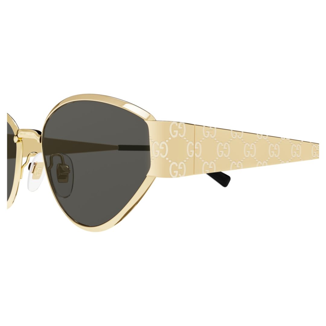 Gucci Gg1853s001 Gold Gold Grey In White