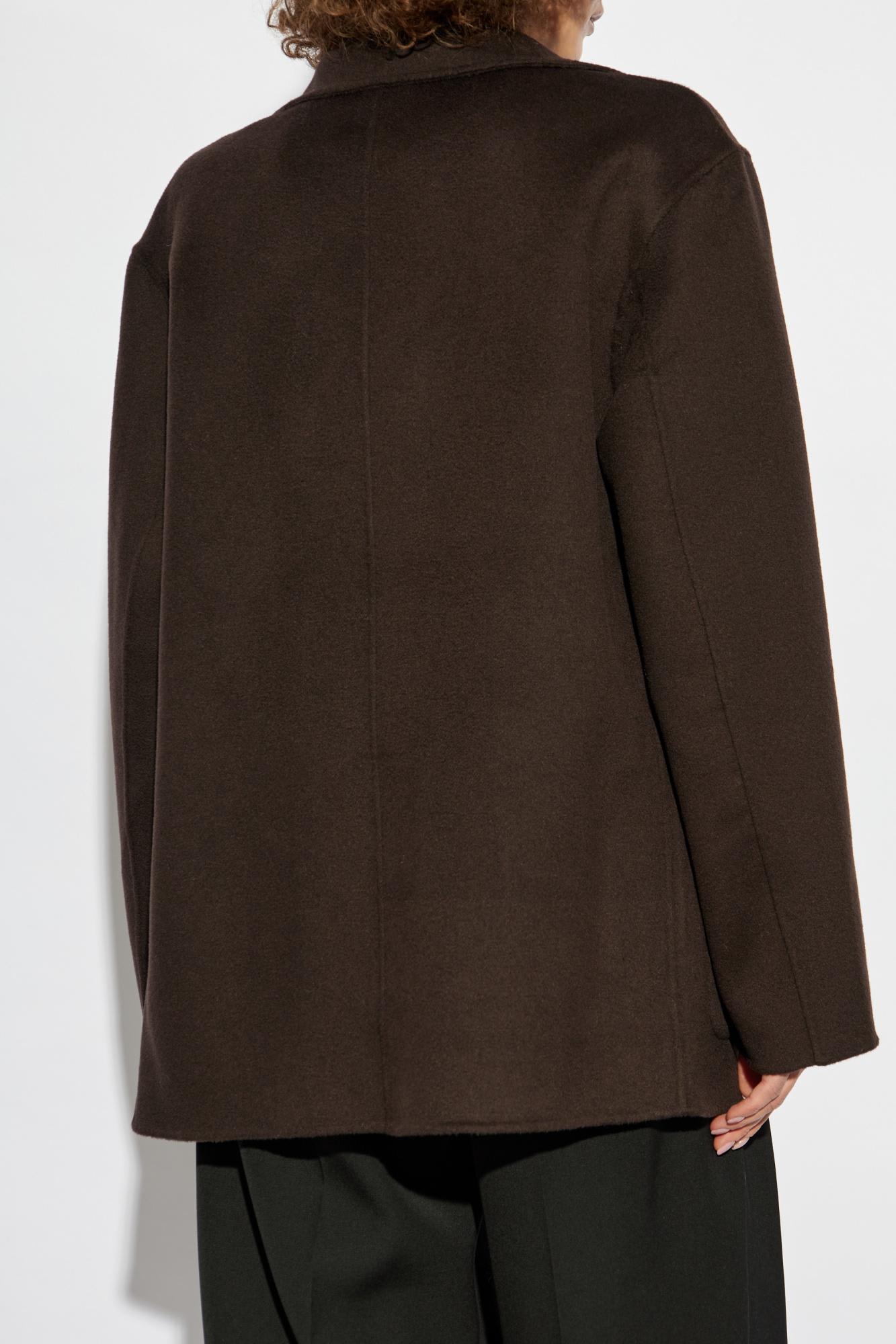 Totême Toteme Wool Coat In Marrone