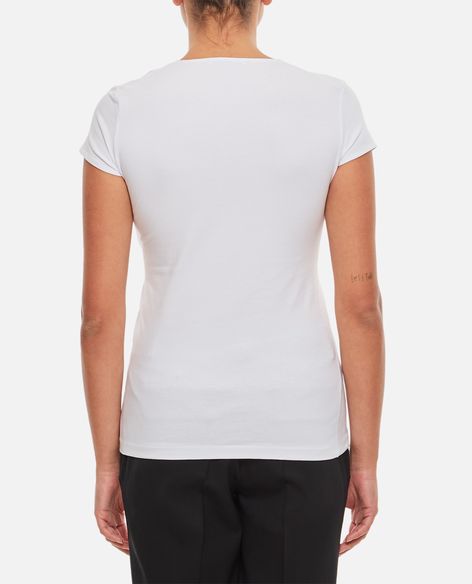 Stefano Mortari Crew Neck Short-sleeve T-shirt In White